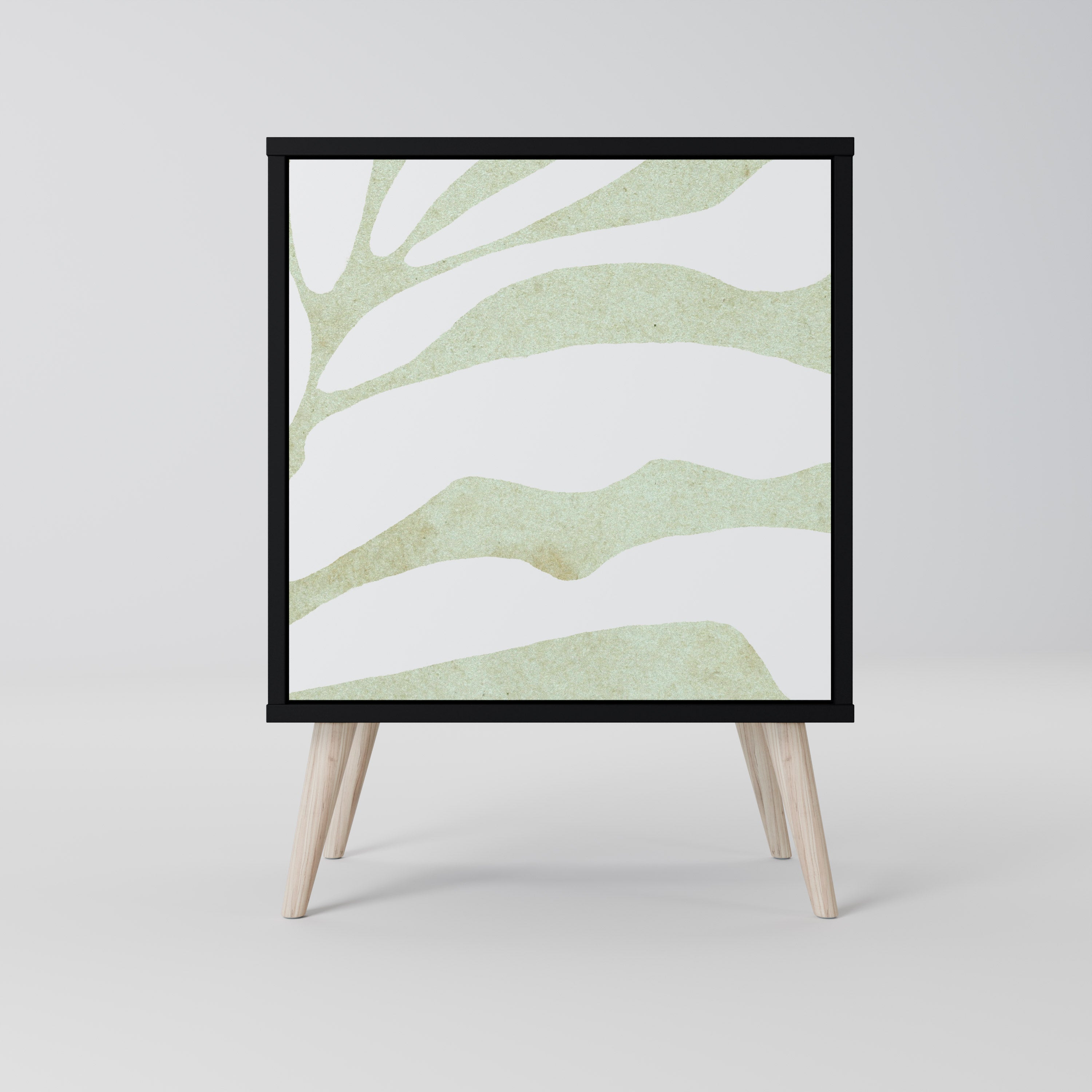 BOTANICAL SPARK Komoda 1-drzwiowa korpus Czarny