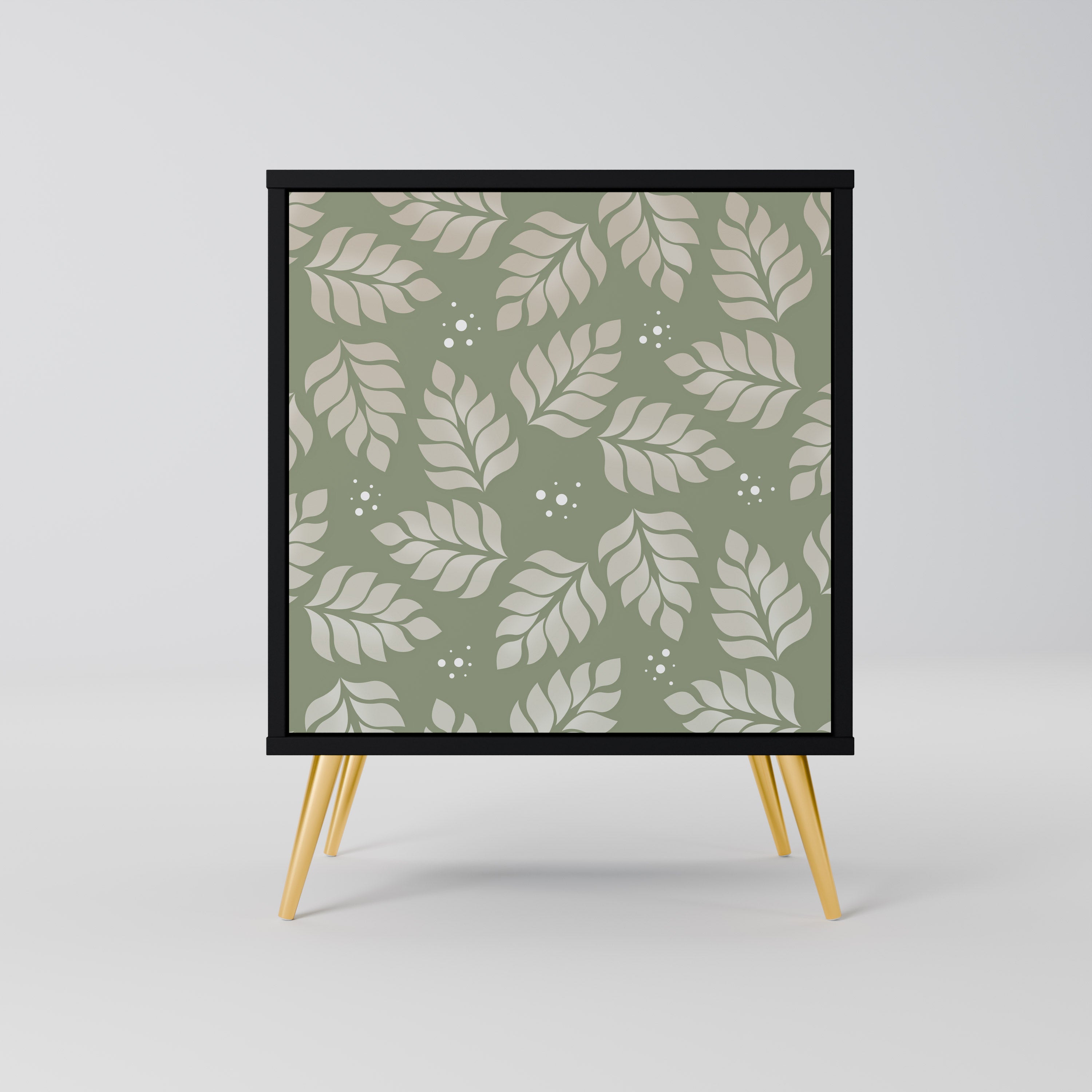 LEAVES ON GREEN Komoda 1-drzwiowa korpus Czarny