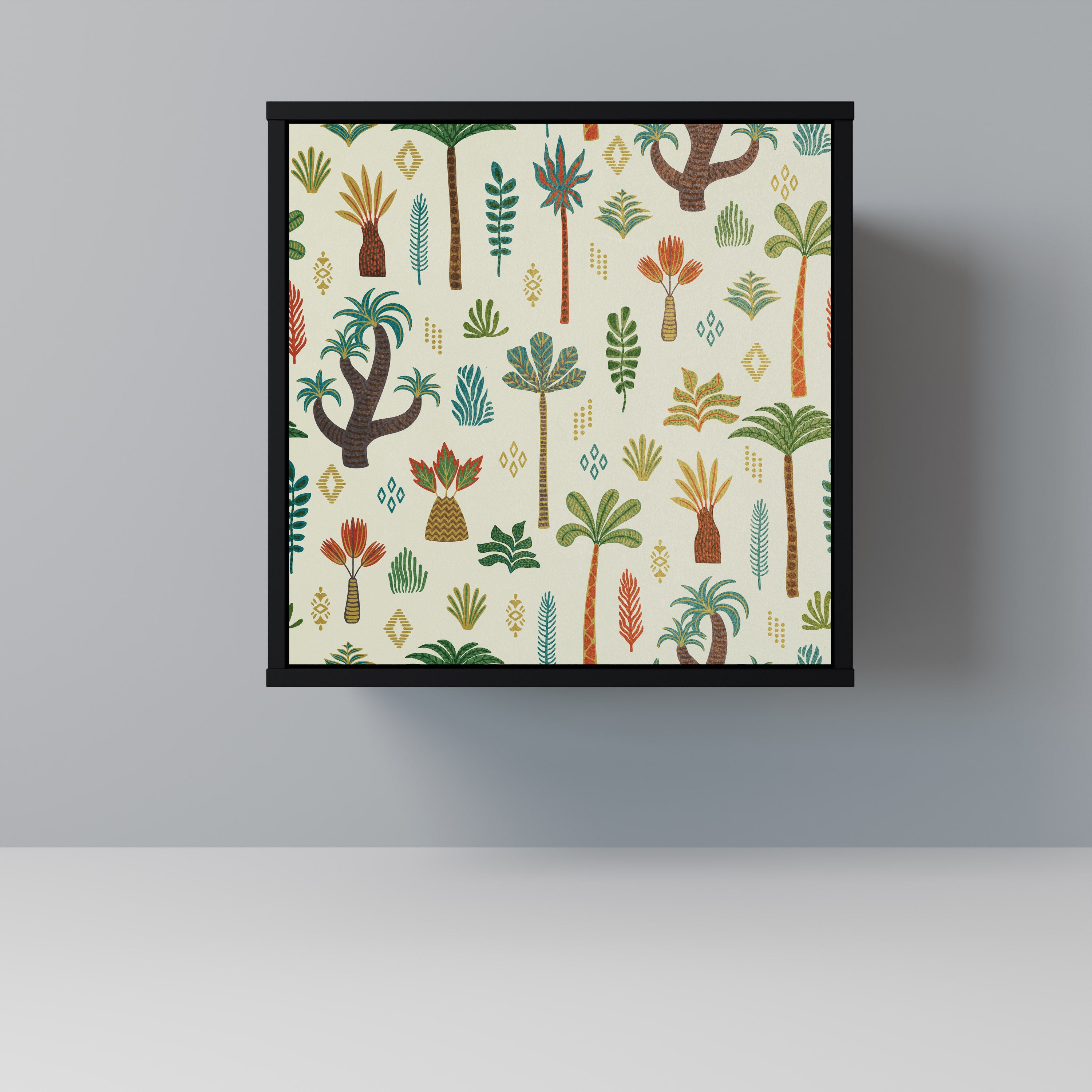 PALM SPRING Komoda 1-drzwiowa korpus Czarny