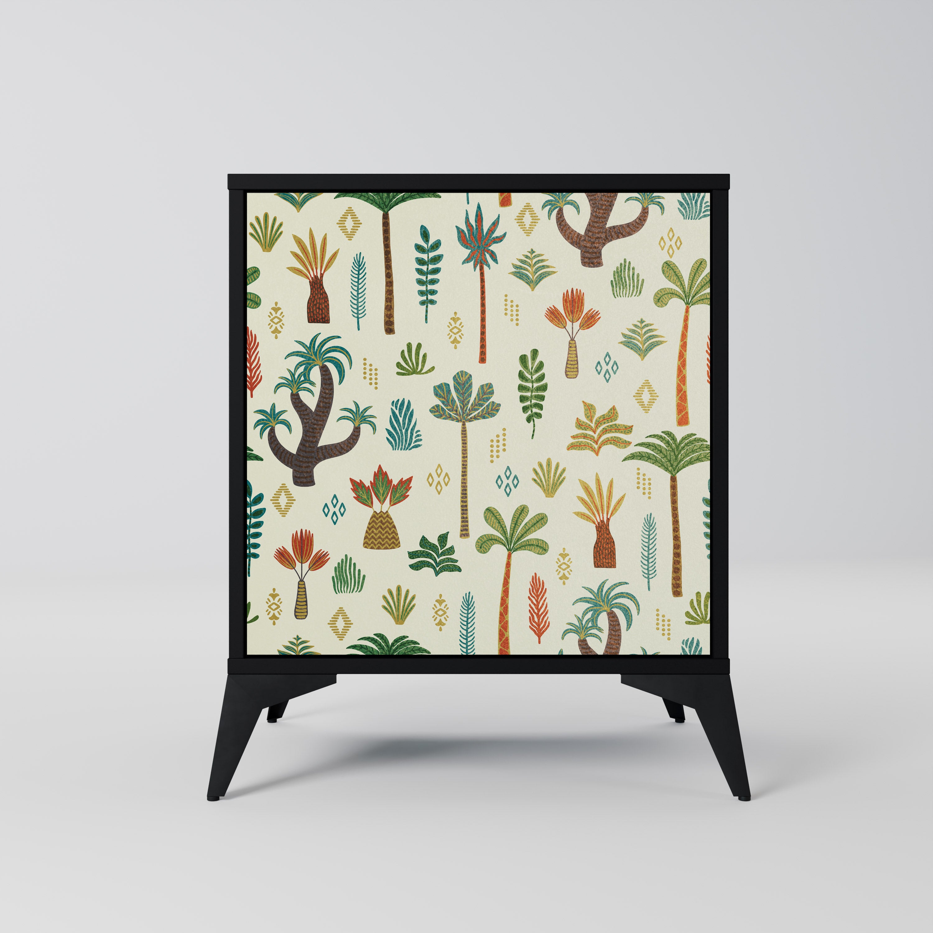 PALM SPRING Komoda 1-drzwiowa korpus Czarny