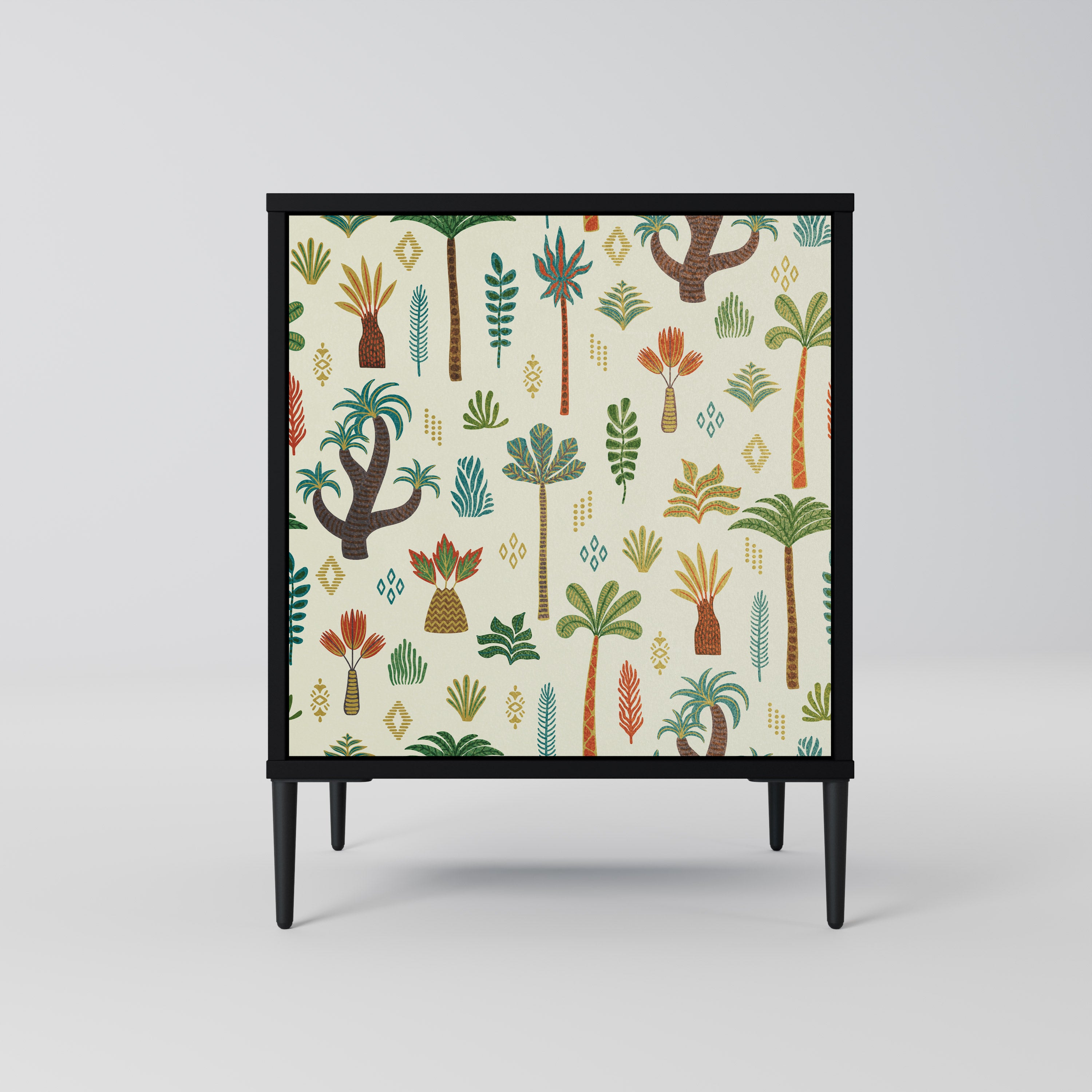 PALM SPRING Komoda 1-drzwiowa korpus Czarny