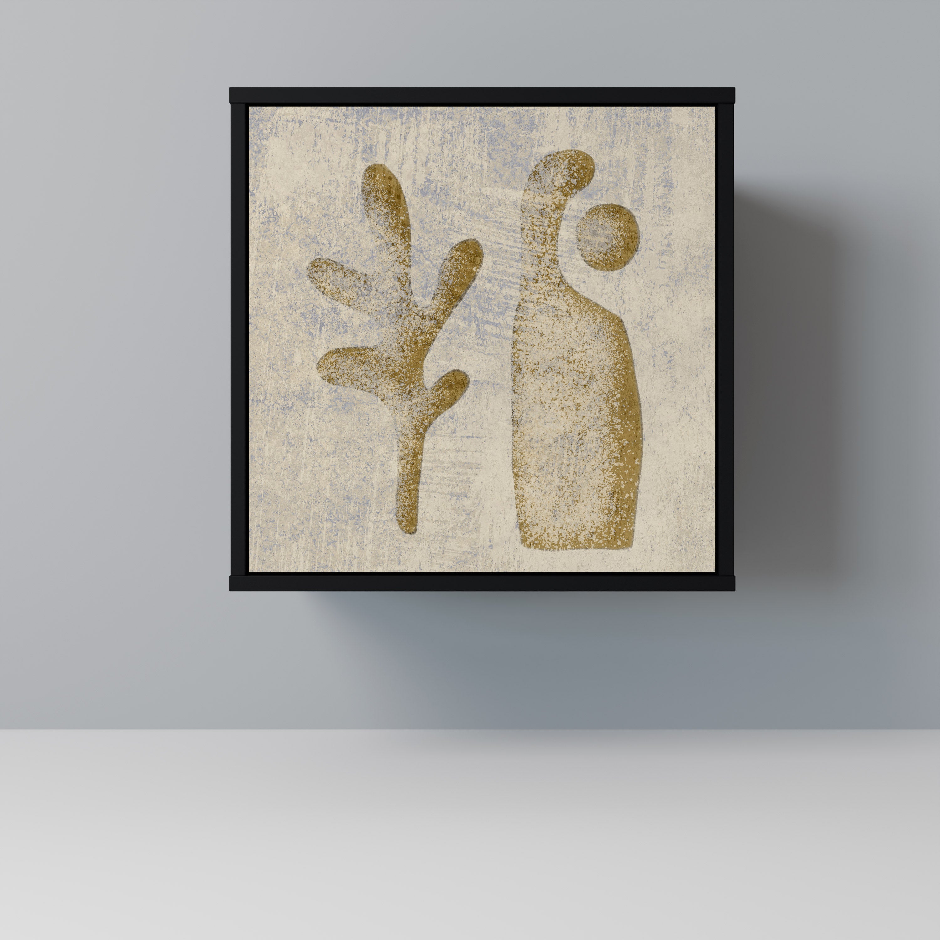 SAND SCULPTURES Komoda 1-drzwiowa korpus Czarny