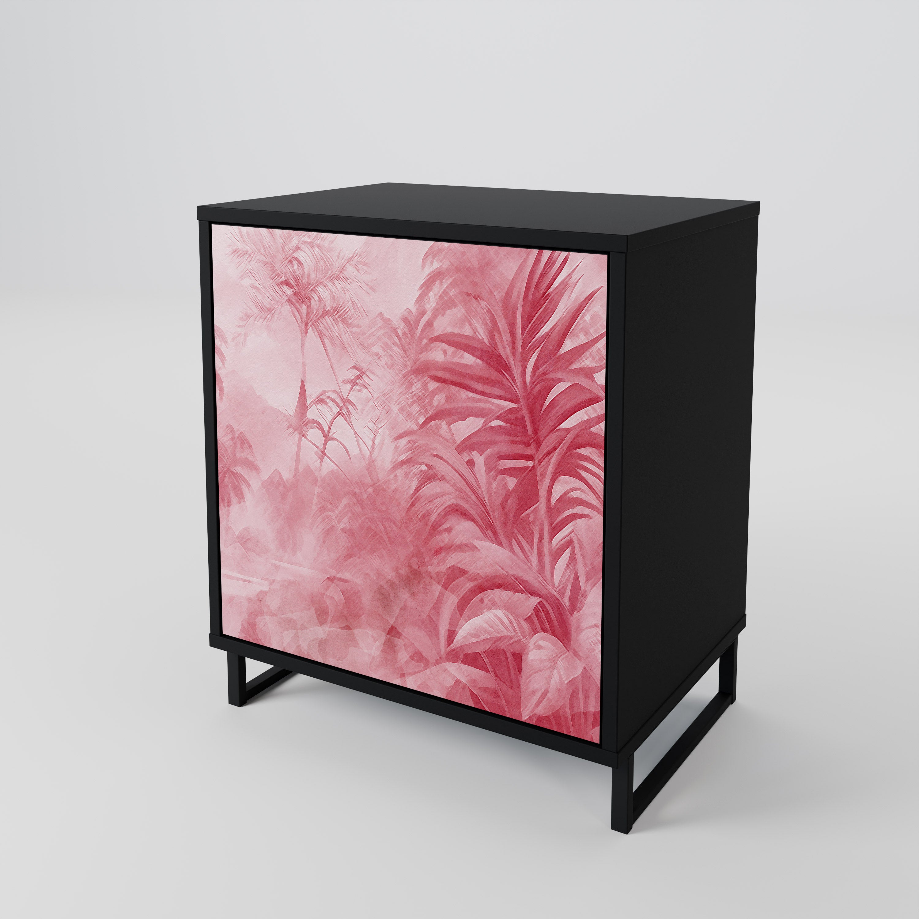 SWEET TROPICS Komoda 1-drzwiowa korpus Czarny