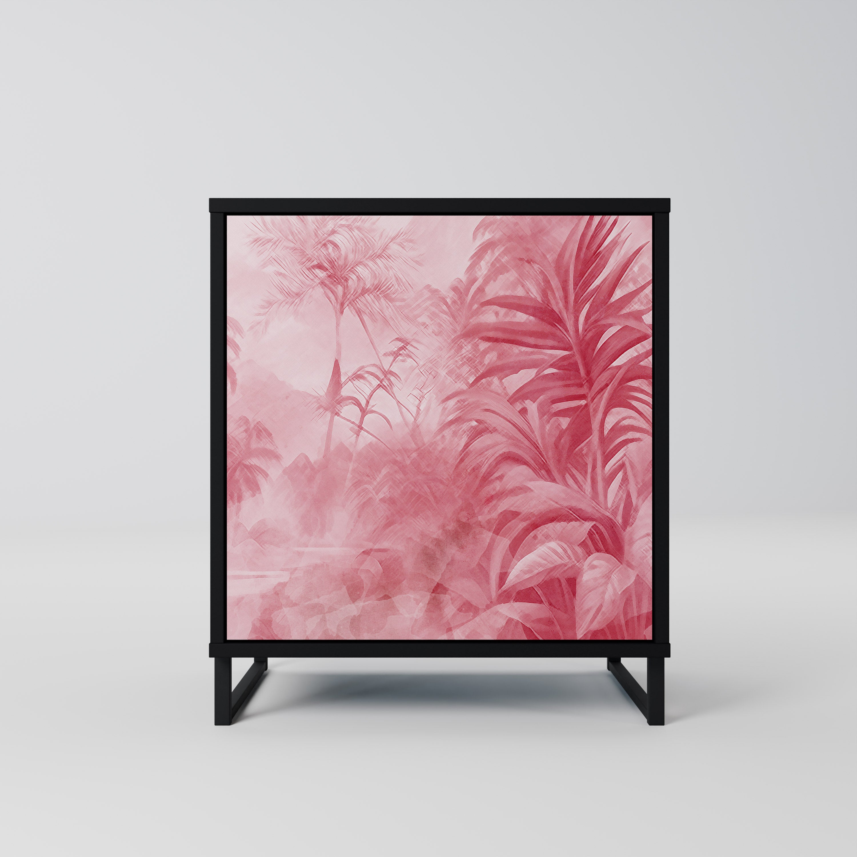 SWEET TROPICS Komoda 1-drzwiowa korpus Czarny