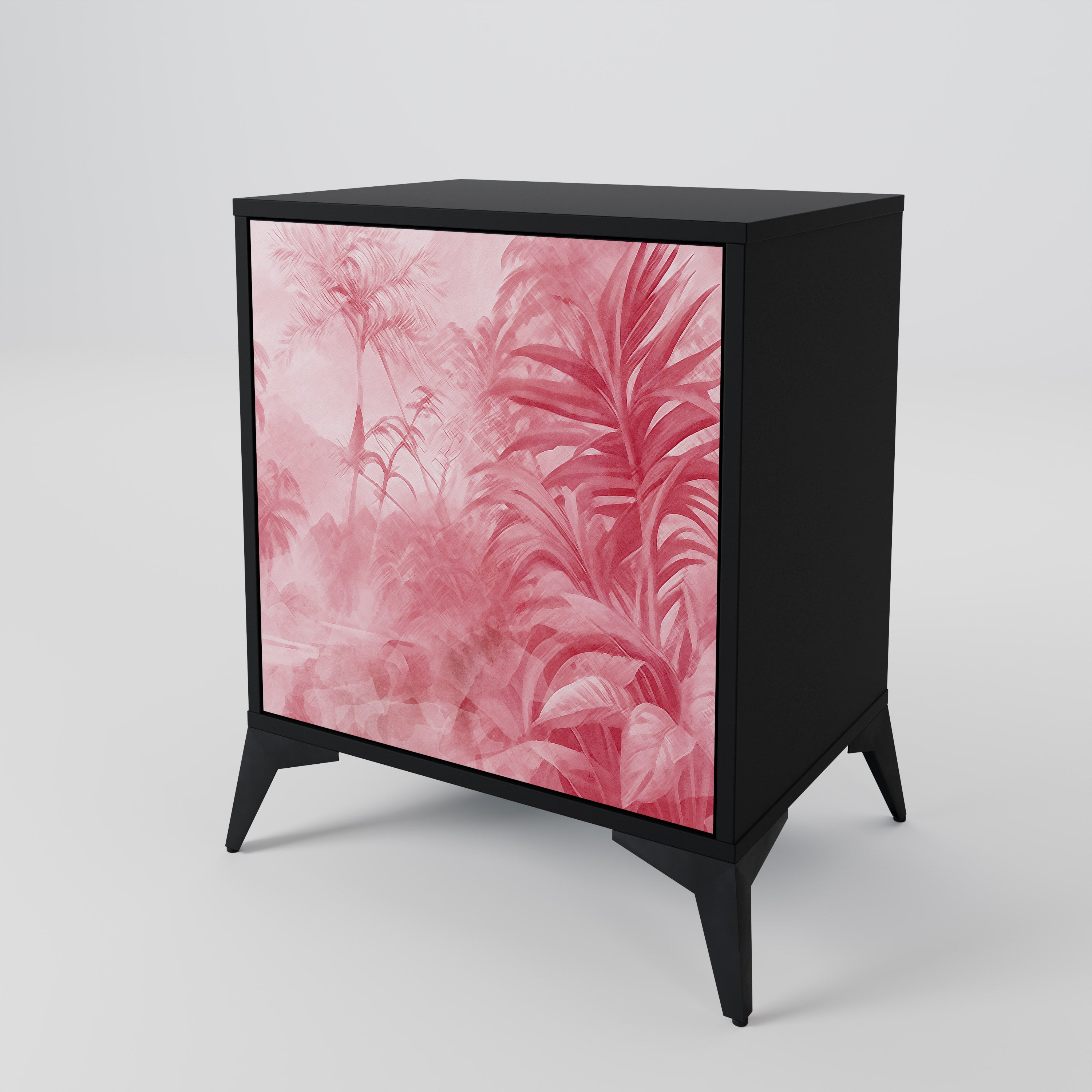 SWEET TROPICS Komoda 1-drzwiowa korpus Czarny