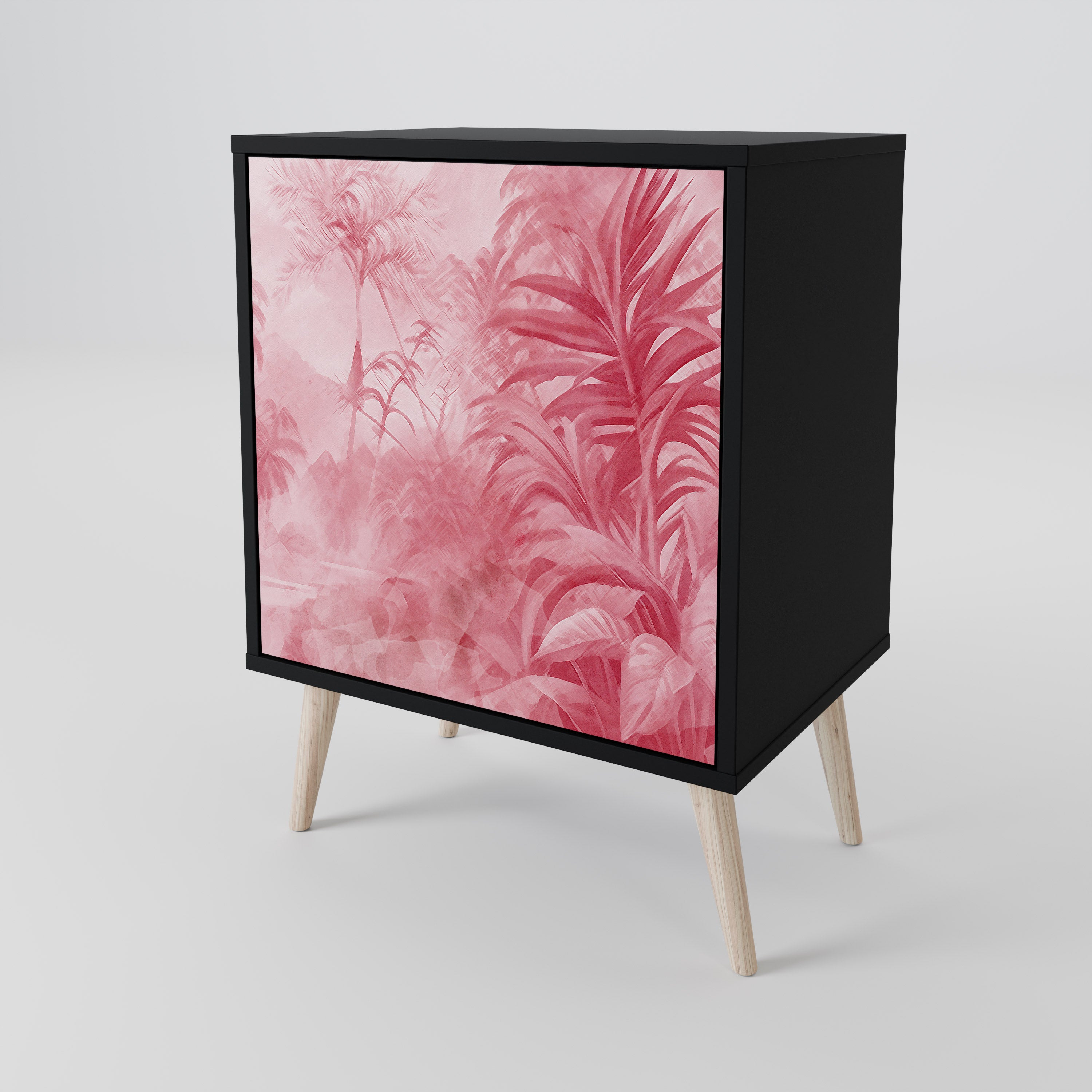 SWEET TROPICS Komoda 1-drzwiowa korpus Czarny