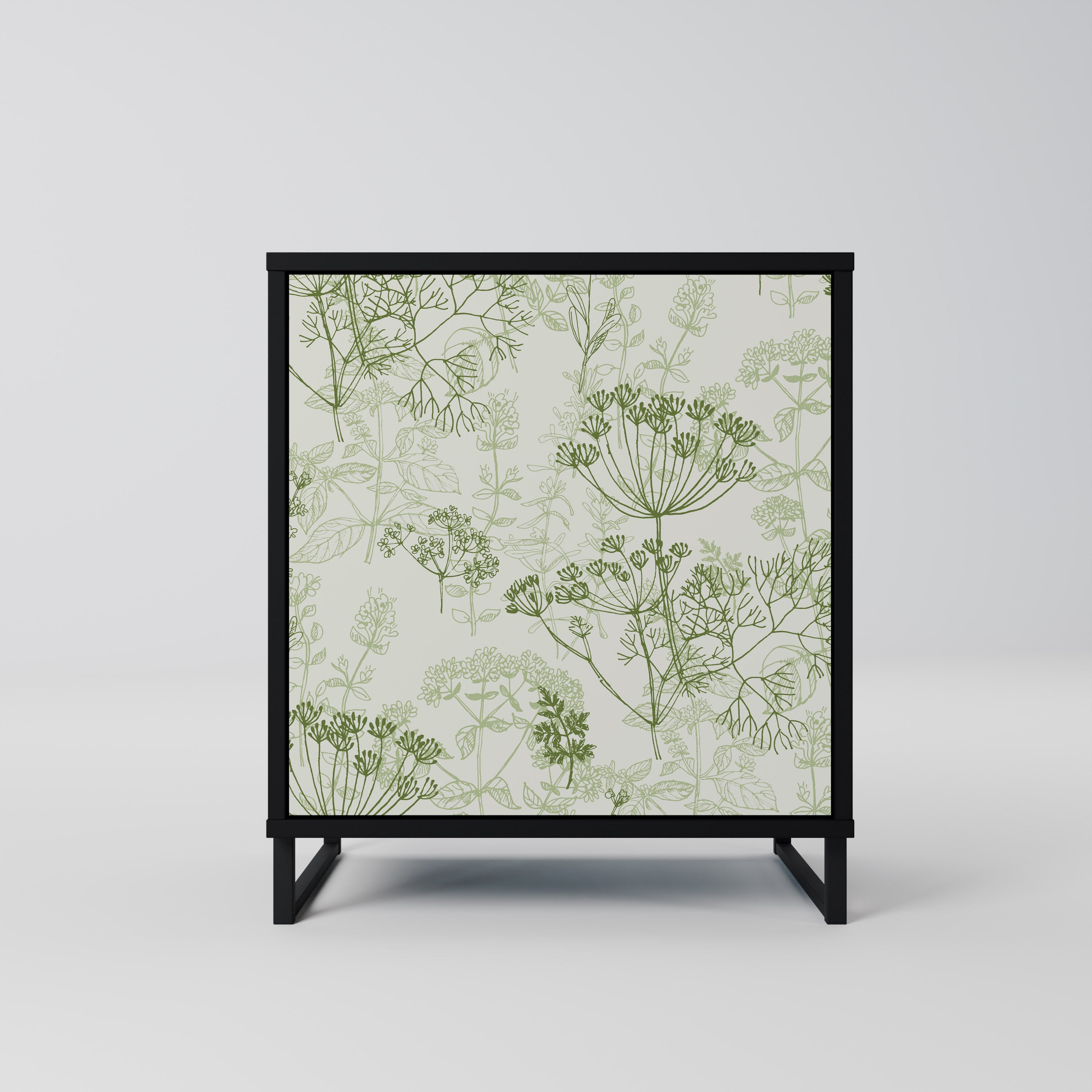 FENNEL BALDACHIN Komoda 1-drzwiowa korpus Czarny