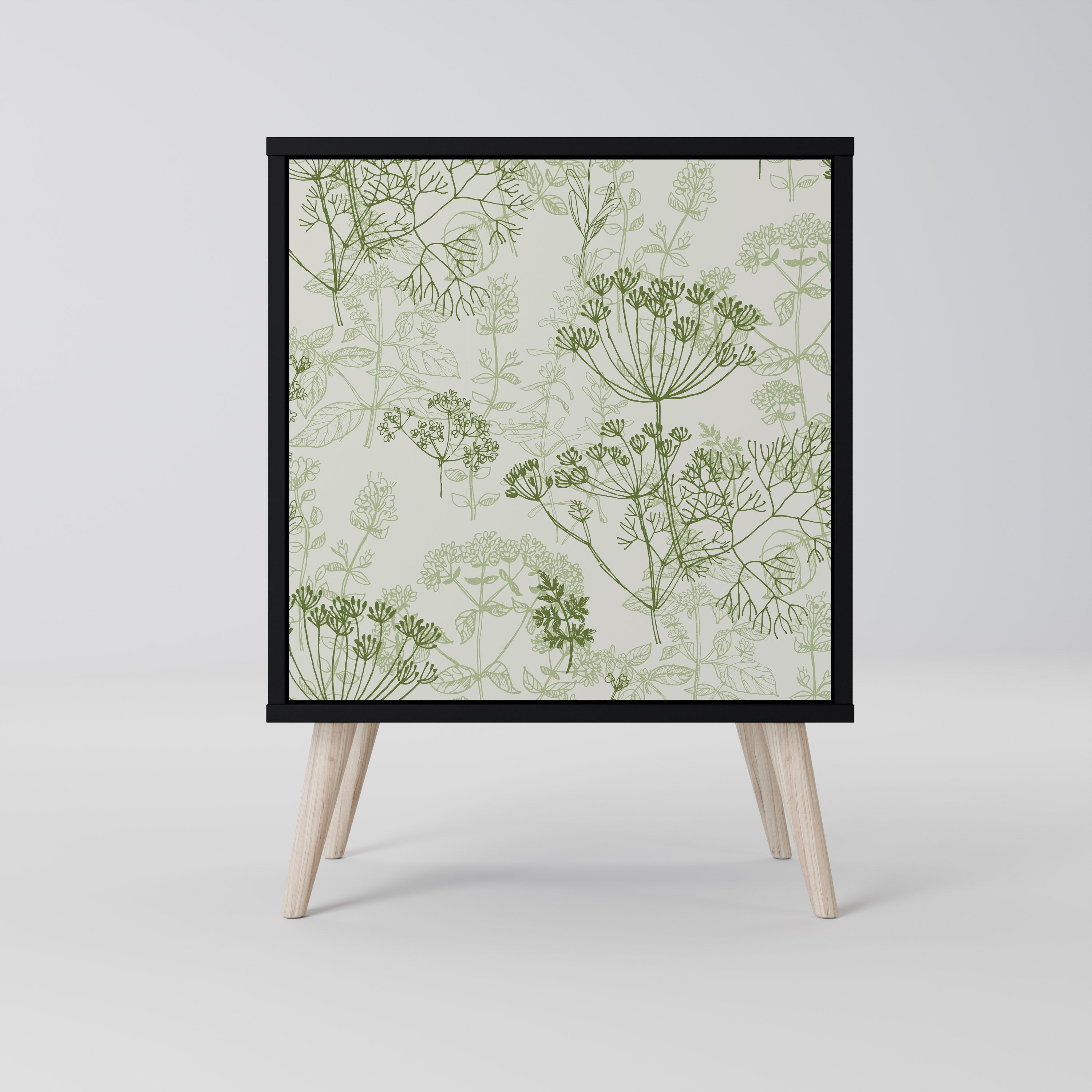 FENNEL BALDACHIN Komoda 1-drzwiowa korpus Czarny