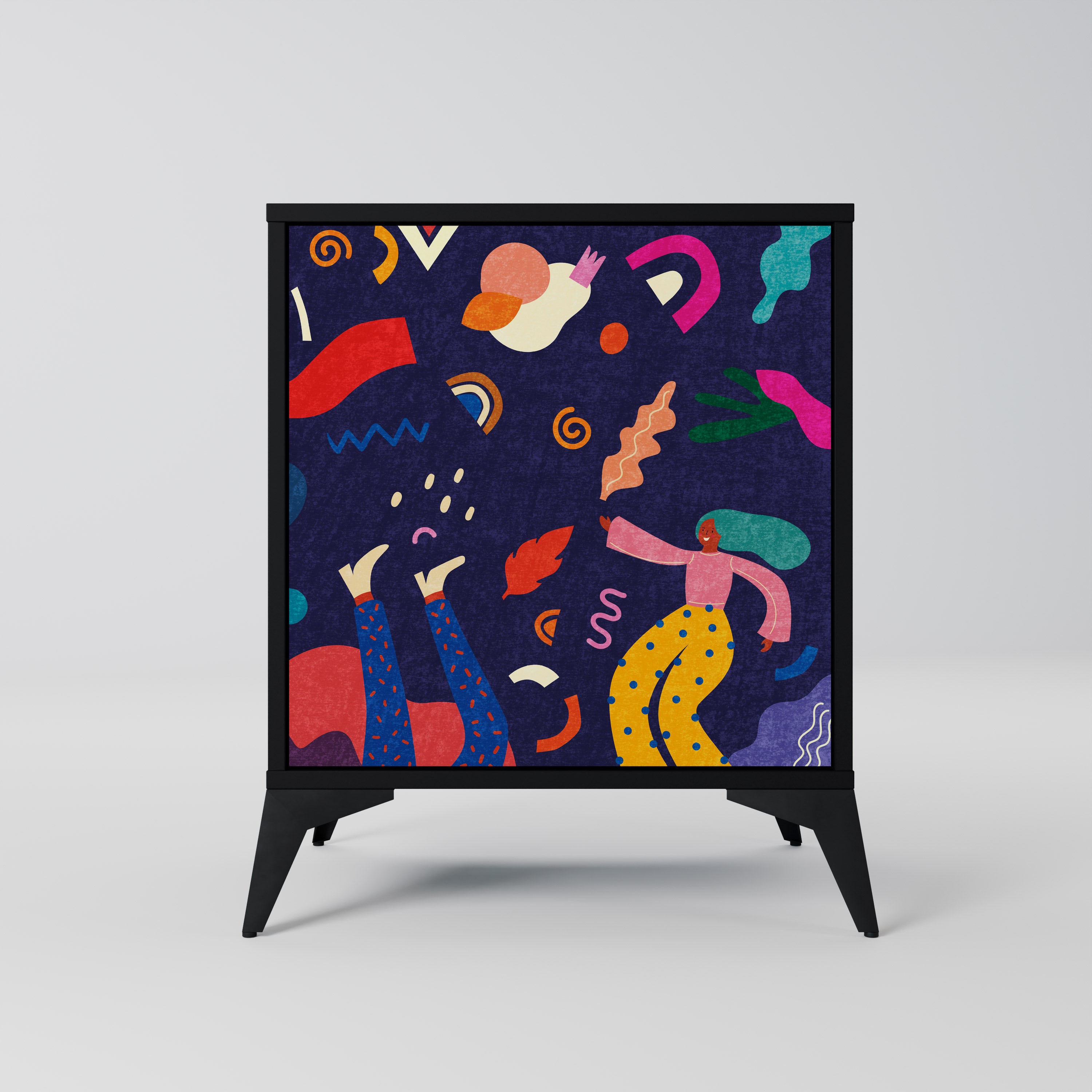 FESTIVE PLEASURES Komoda 1-drzwiowa korpus Czarny