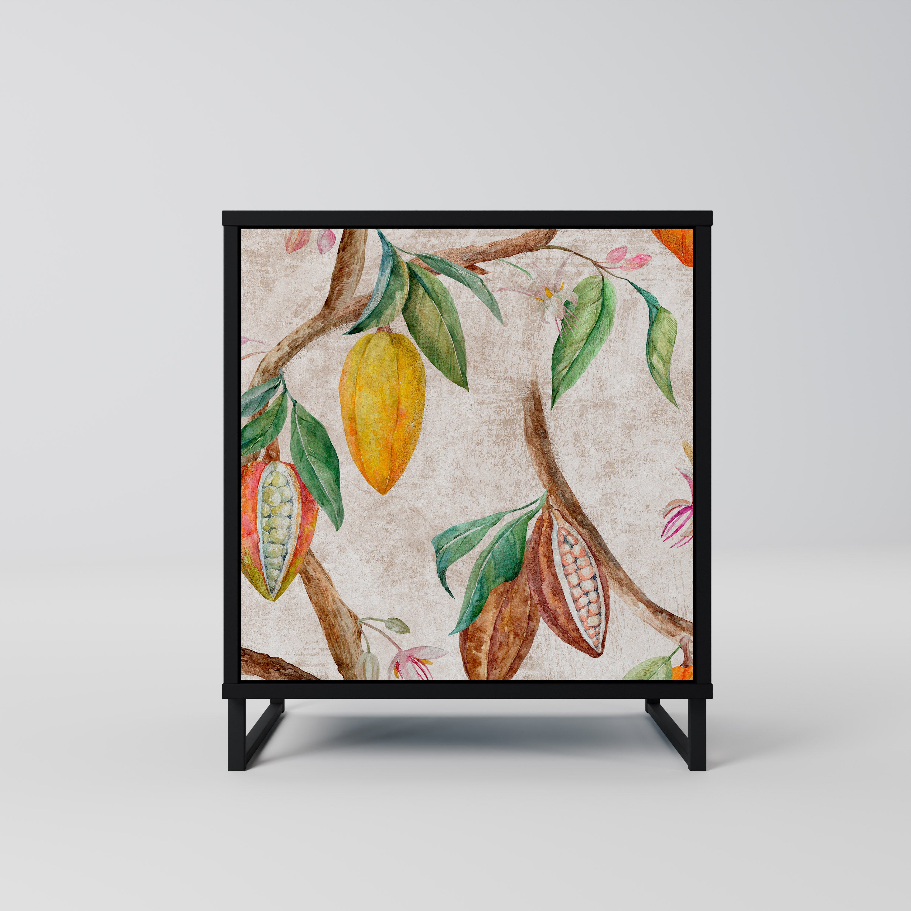 COCOA FRUITS Komoda 1-drzwiowa korpus Czarny