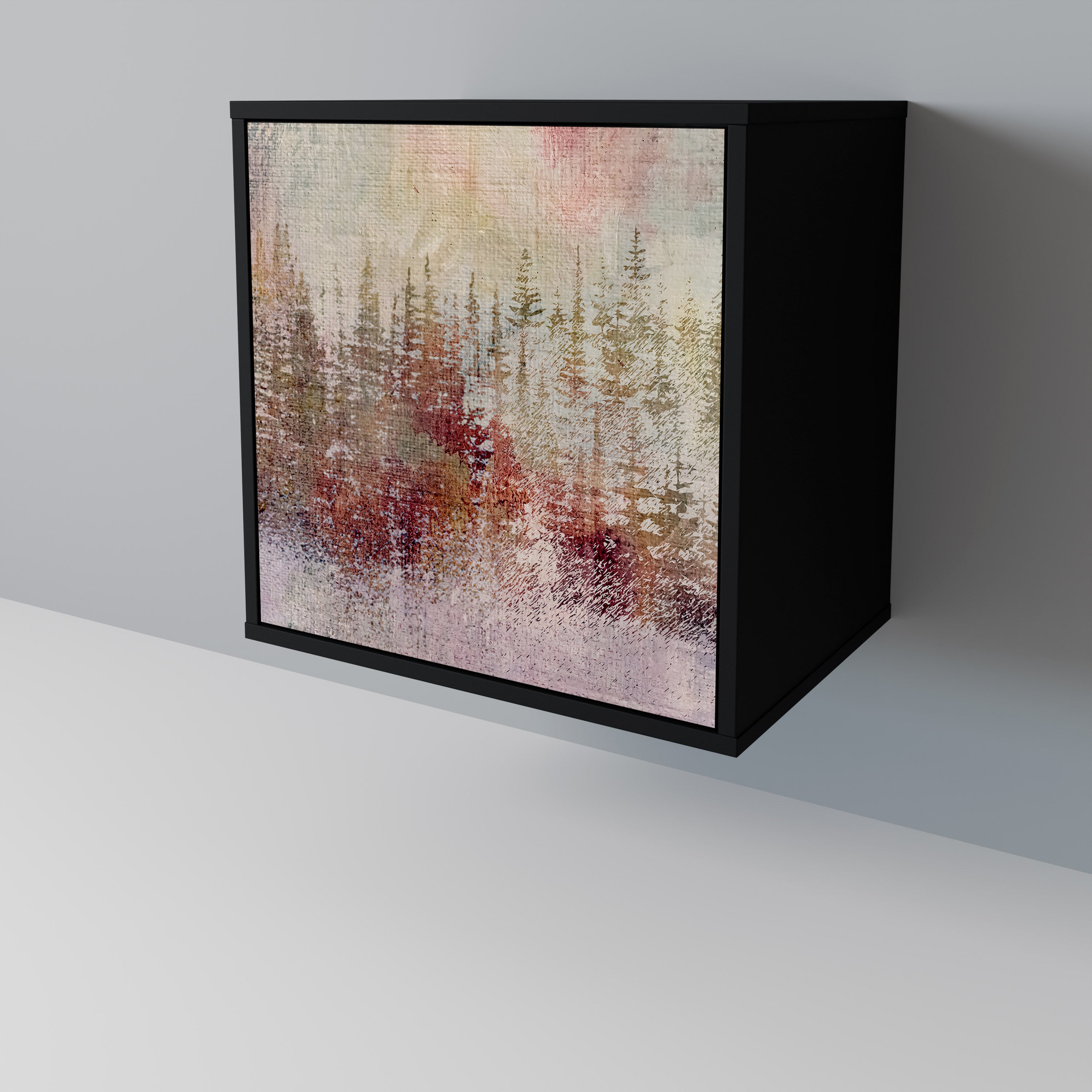 VEILED SUMMIT Komoda 1-drzwiowa korpus Czarny