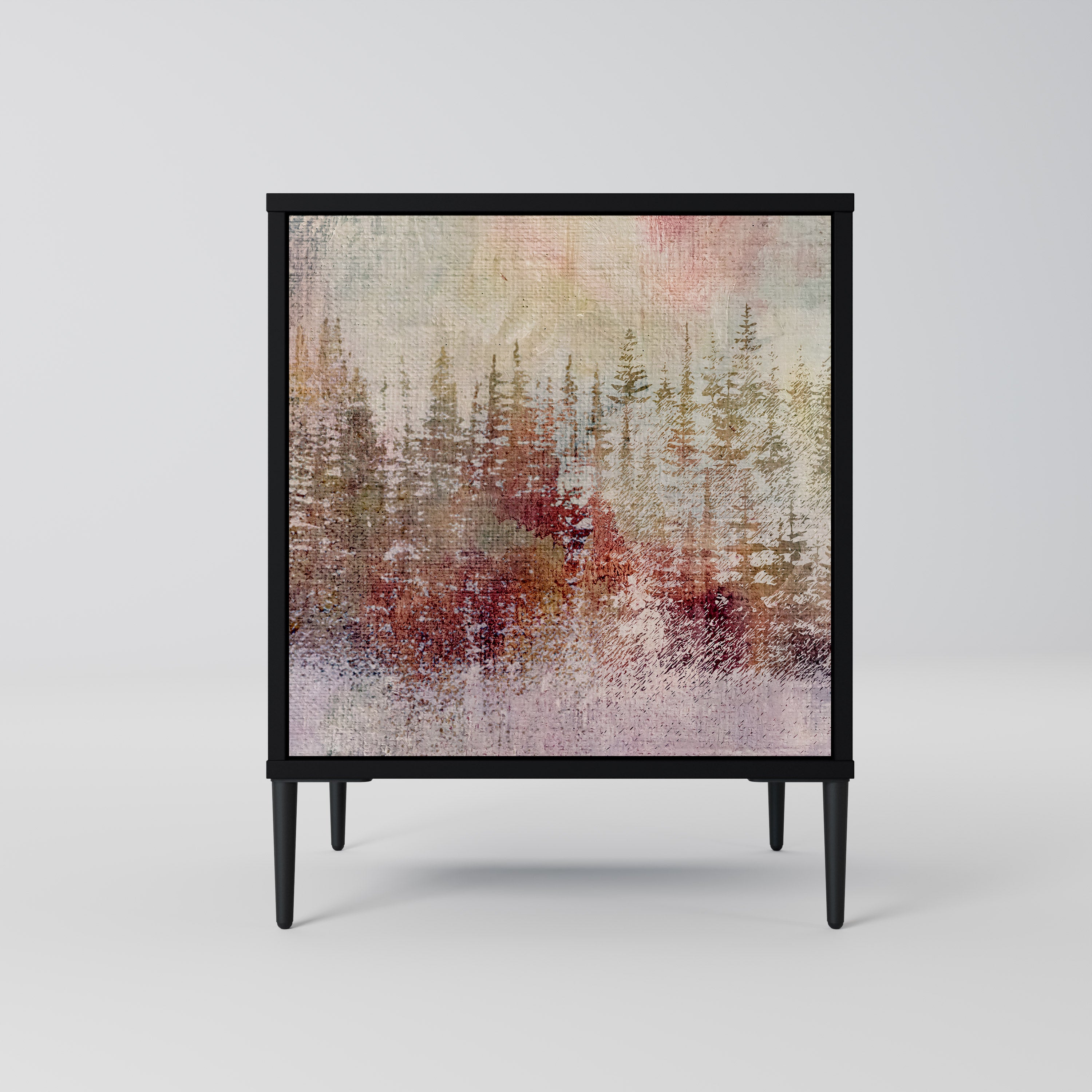 VEILED SUMMIT Komoda 1-drzwiowa korpus Czarny