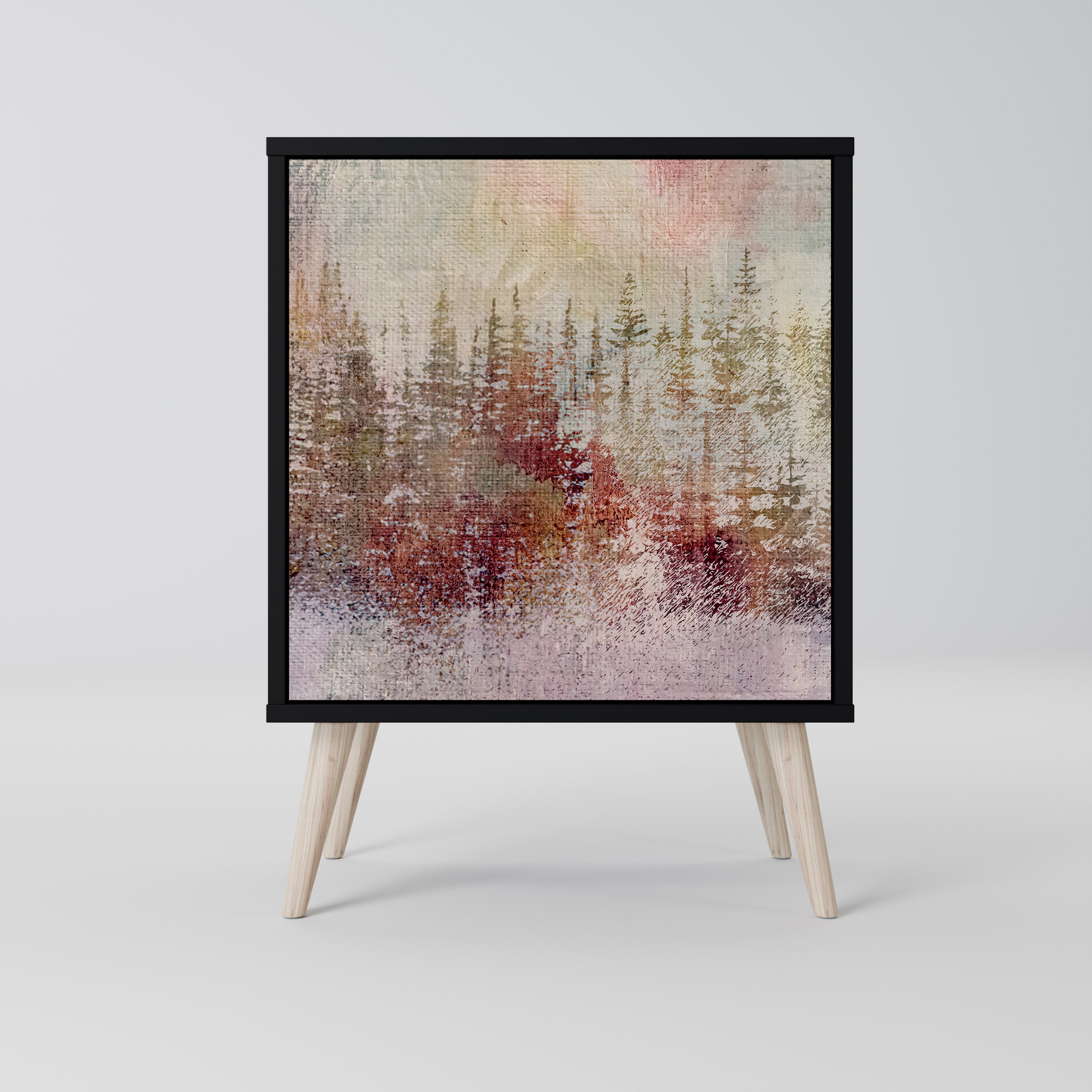 VEILED SUMMIT Komoda 1-drzwiowa korpus Czarny