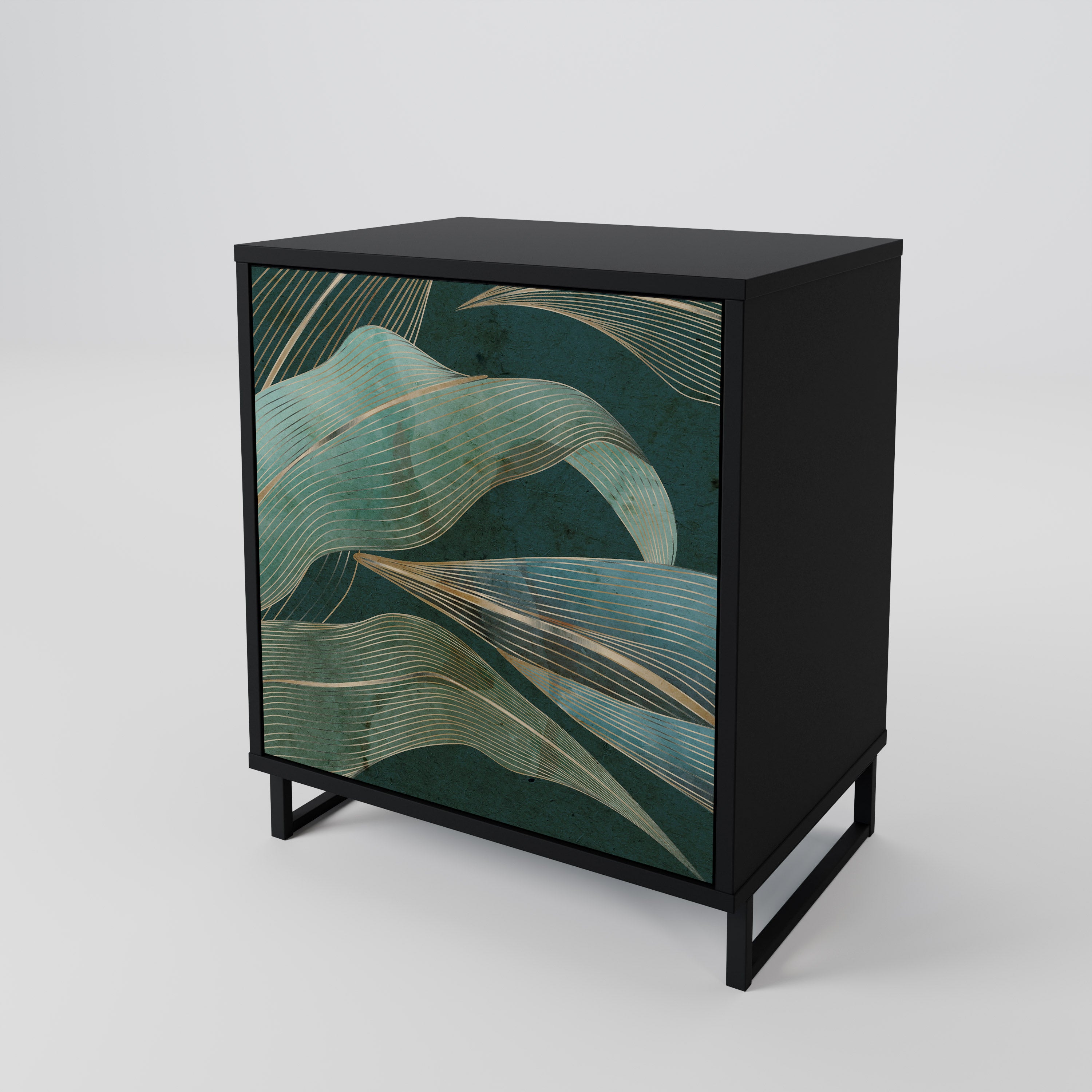 ROYAL GREEN Komoda 1-drzwiowa korpus Czarny