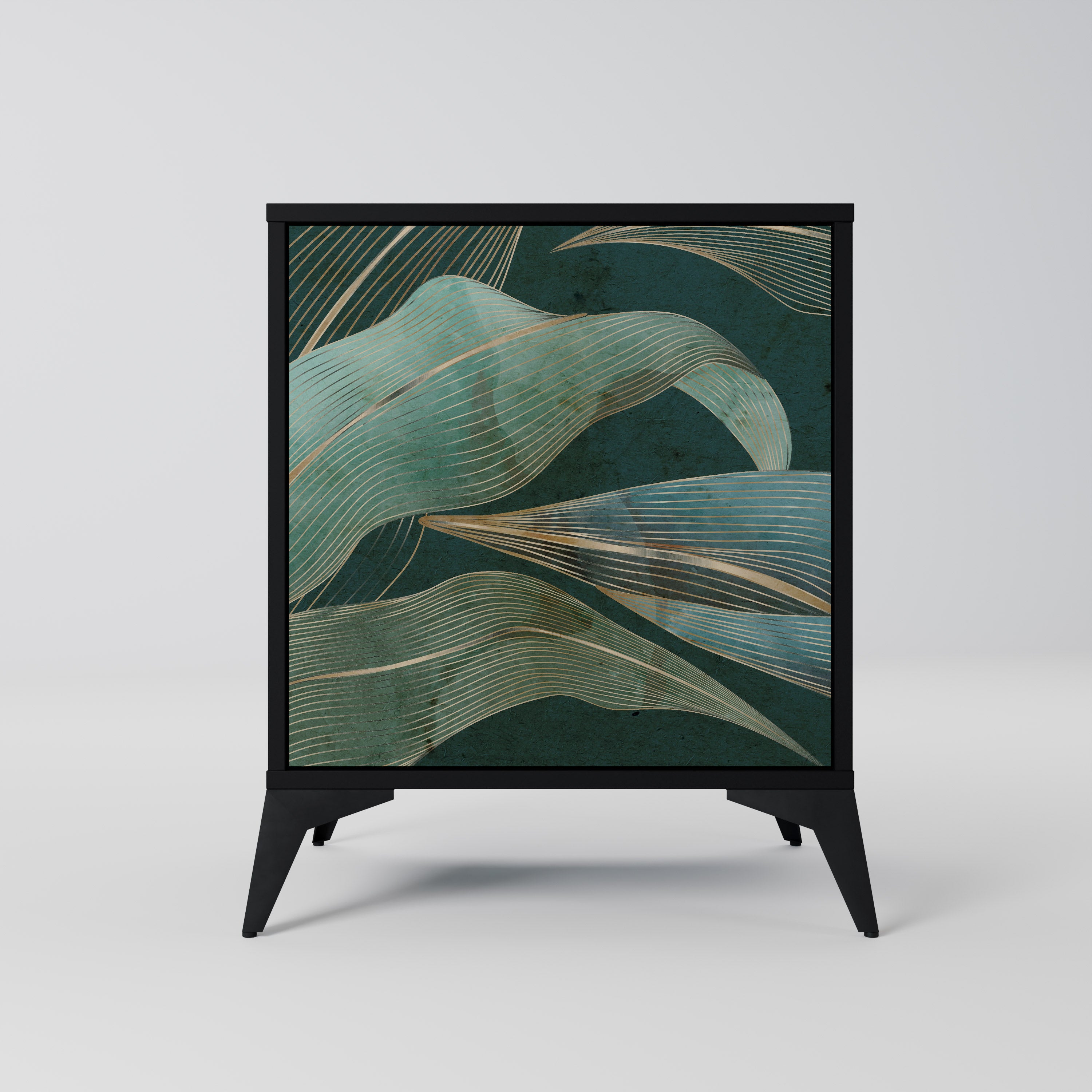 ROYAL GREEN Komoda 1-drzwiowa korpus Czarny