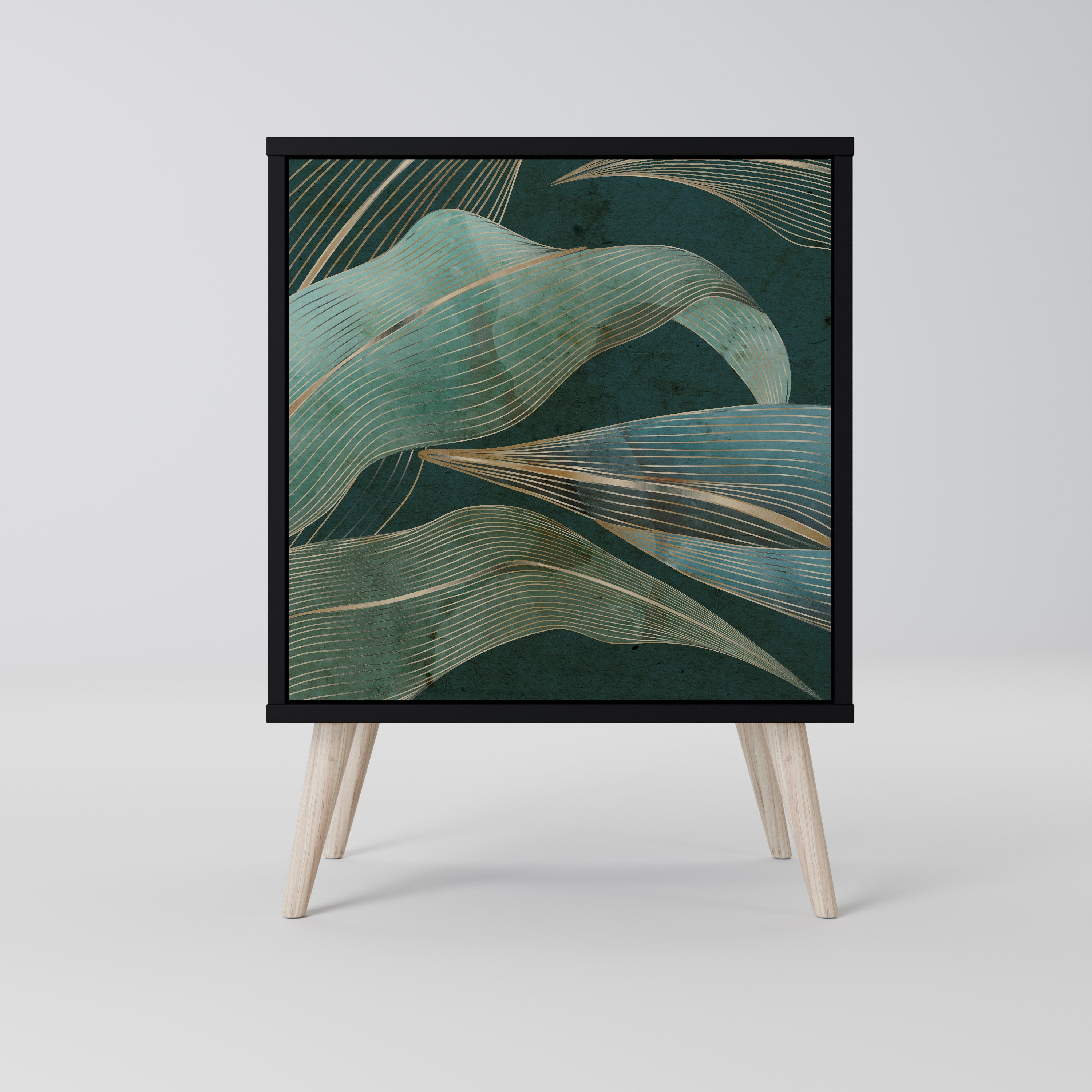 ROYAL GREEN Komoda 1-drzwiowa korpus Czarny