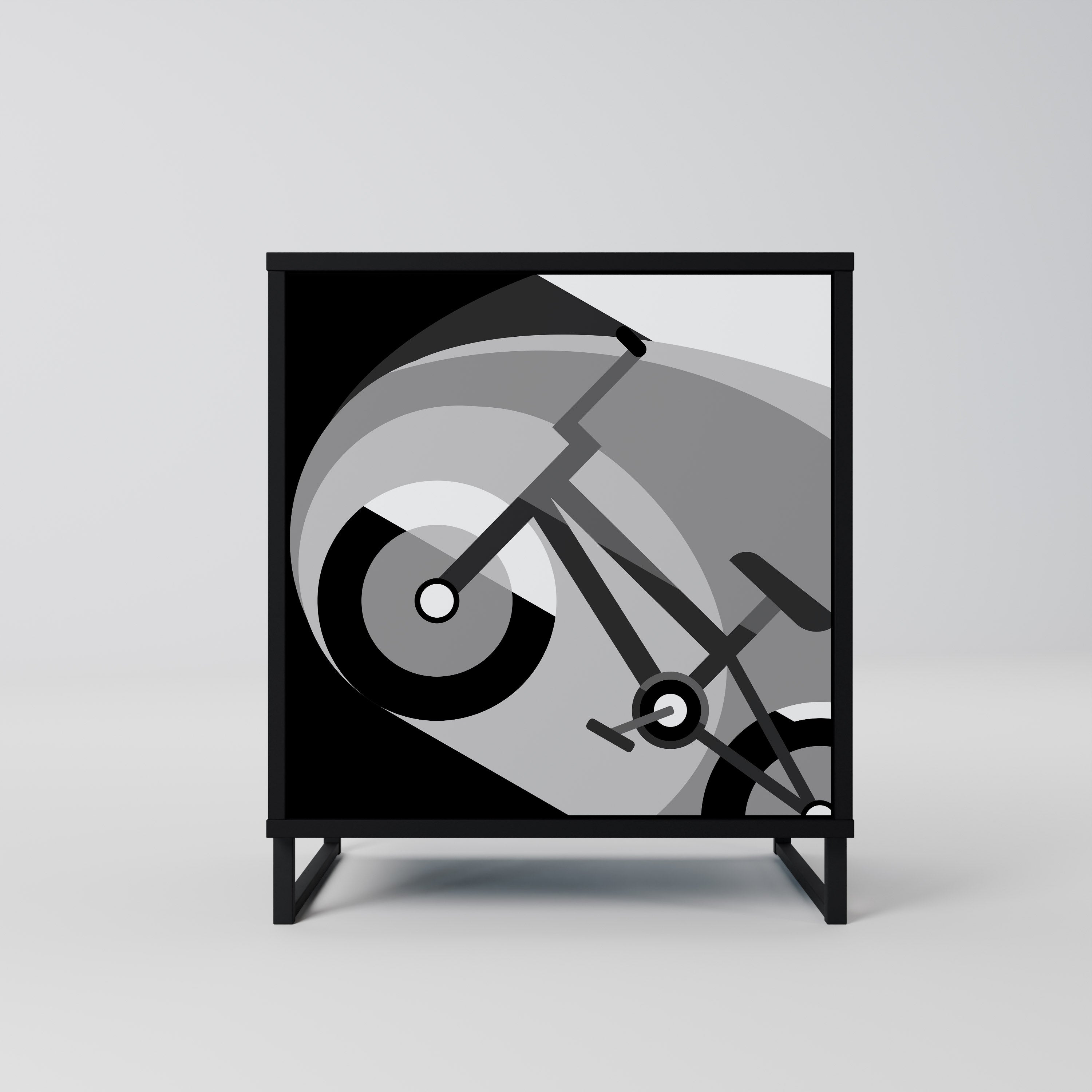 BIKE ENERGY Komoda 1-drzwiowa korpus Czarny