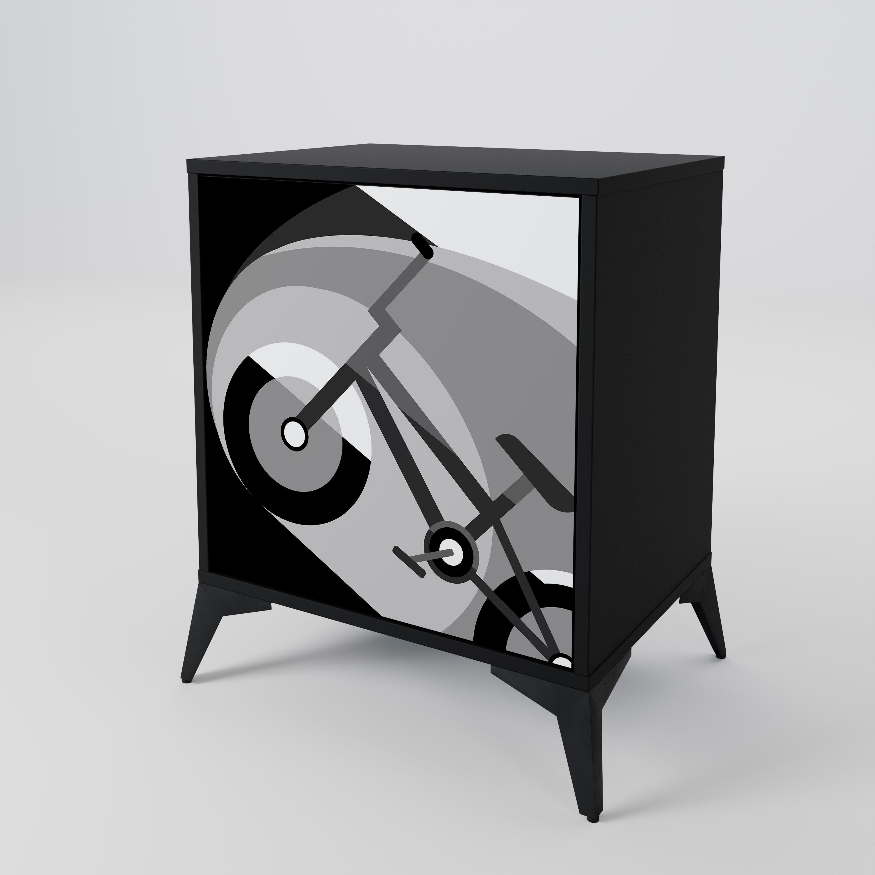 BIKE ENERGY Komoda 1-drzwiowa korpus Czarny