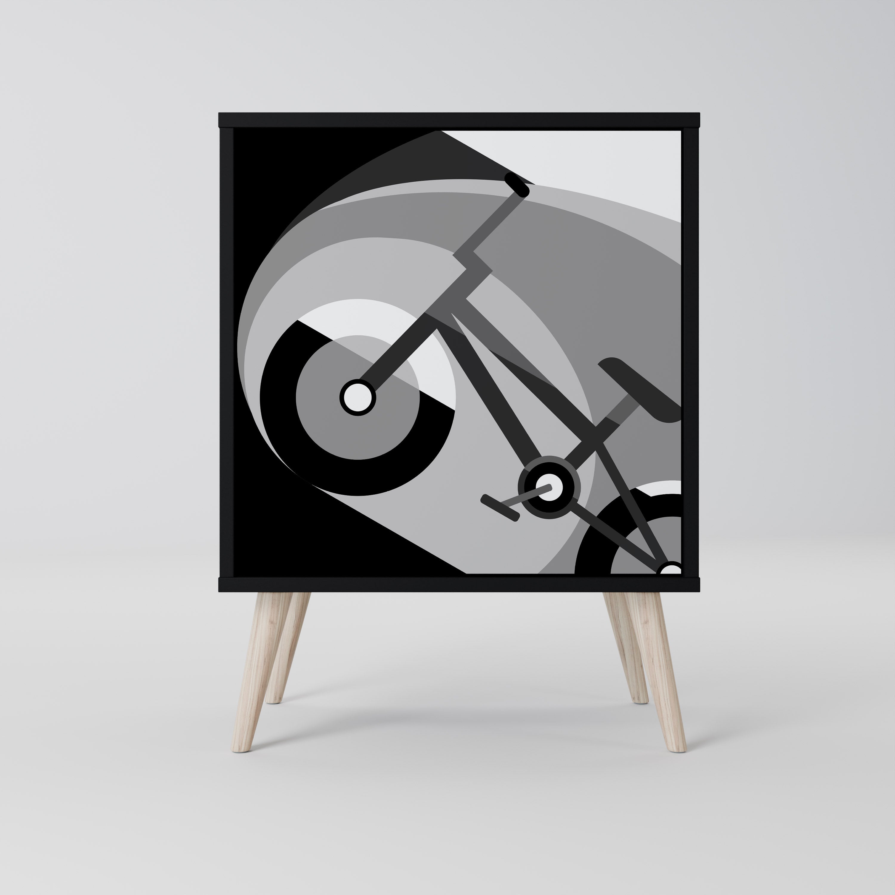 BIKE ENERGY Komoda 1-drzwiowa korpus Czarny