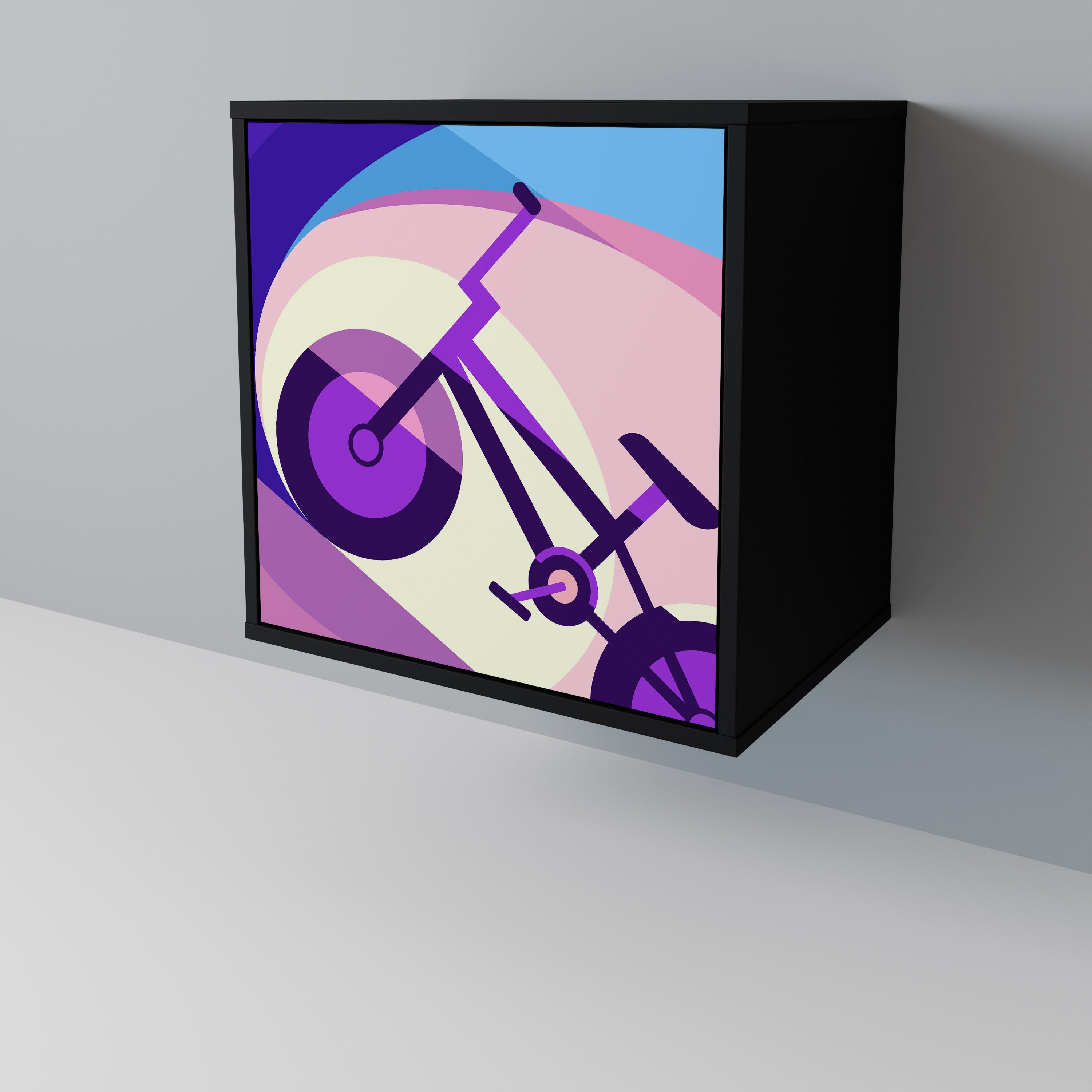 BIKE DREAMS Komoda 1-drzwiowa korpus Czarny