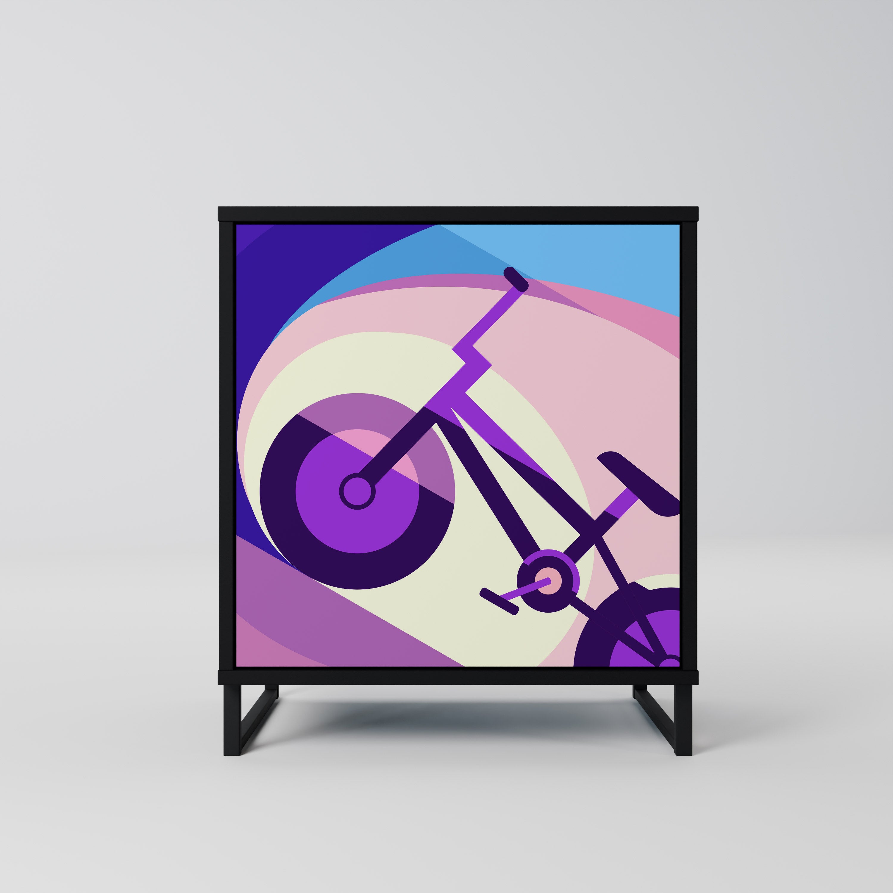 BIKE DREAMS Komoda 1-drzwiowa korpus Czarny