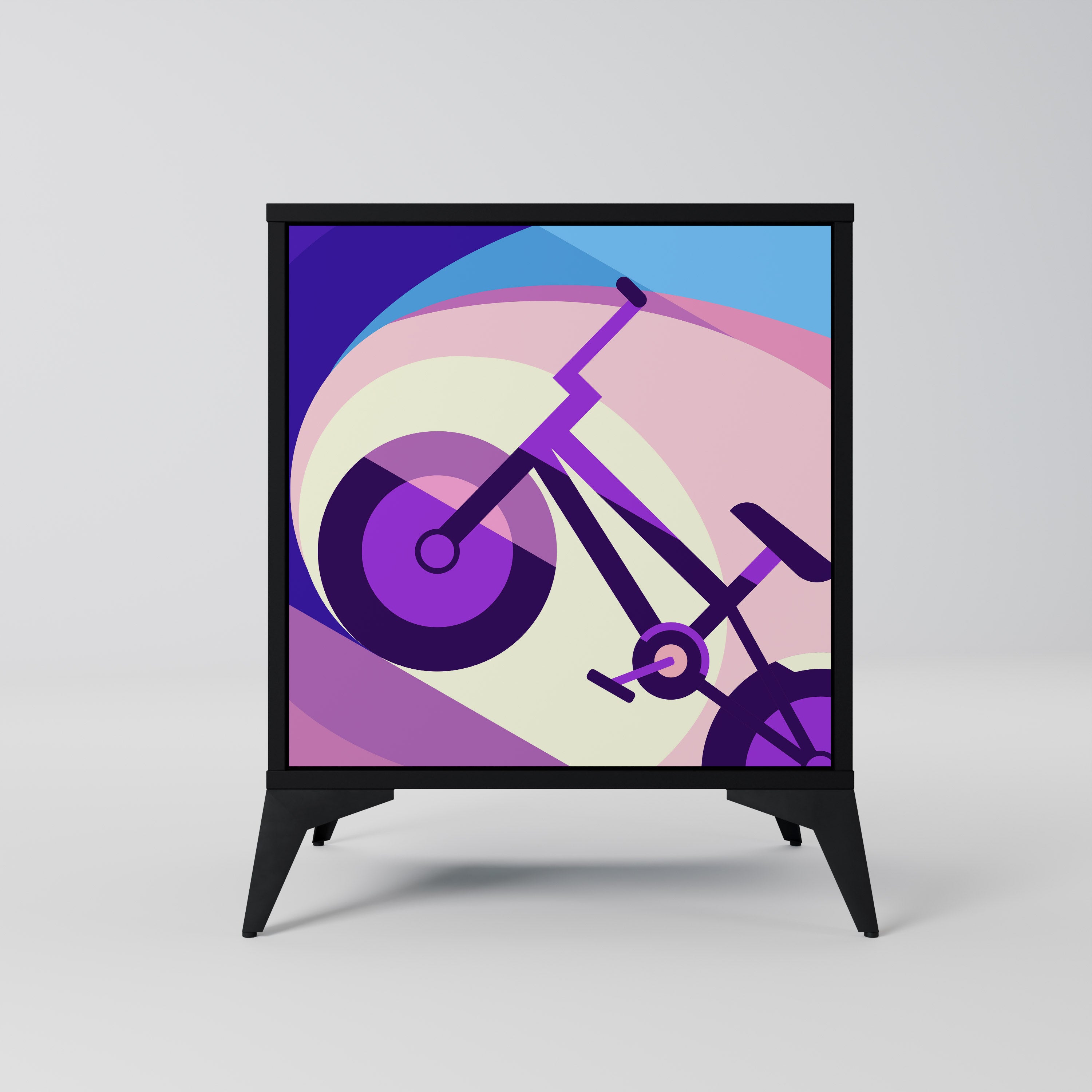 BIKE DREAMS Komoda 1-drzwiowa korpus Czarny