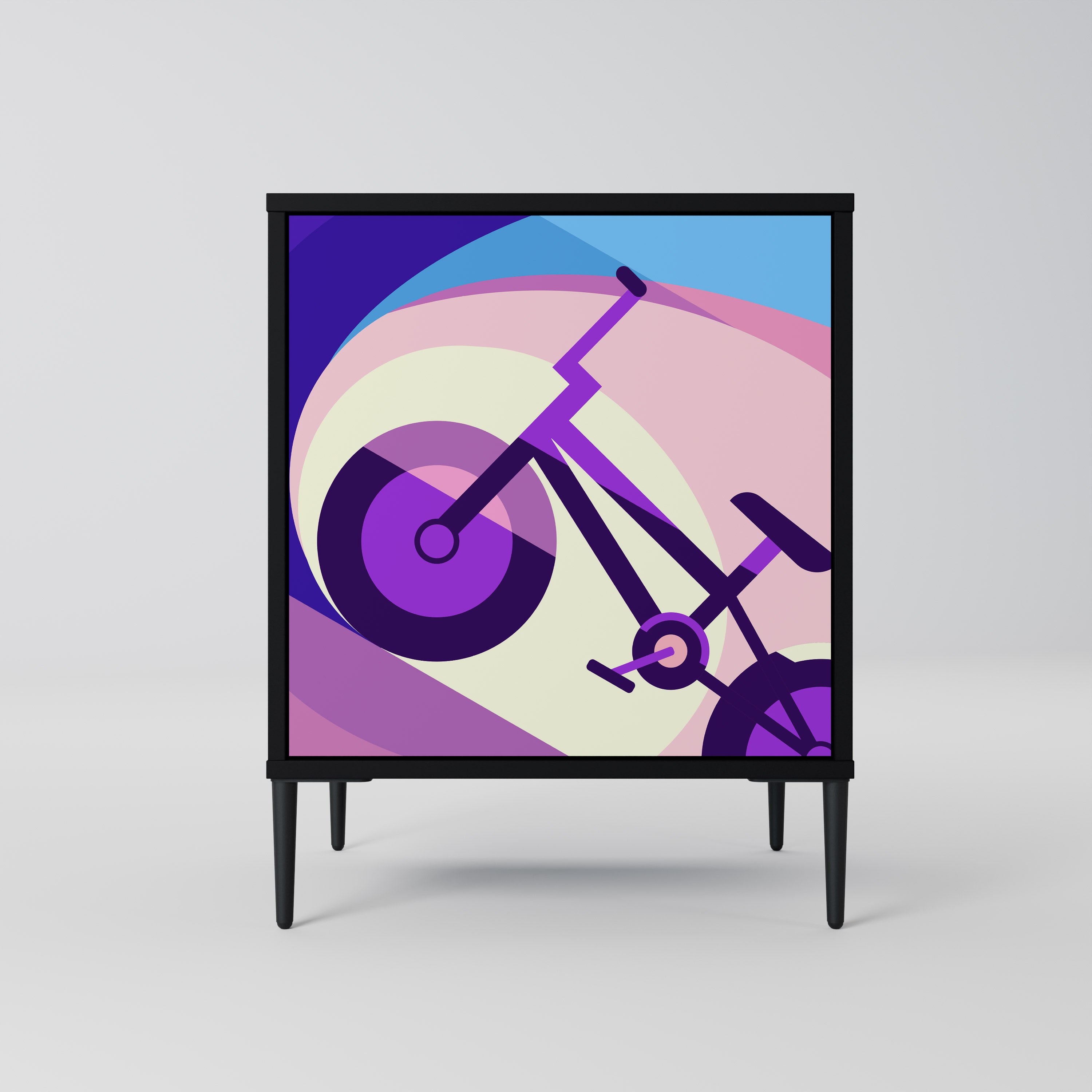 BIKE DREAMS Komoda 1-drzwiowa korpus Czarny