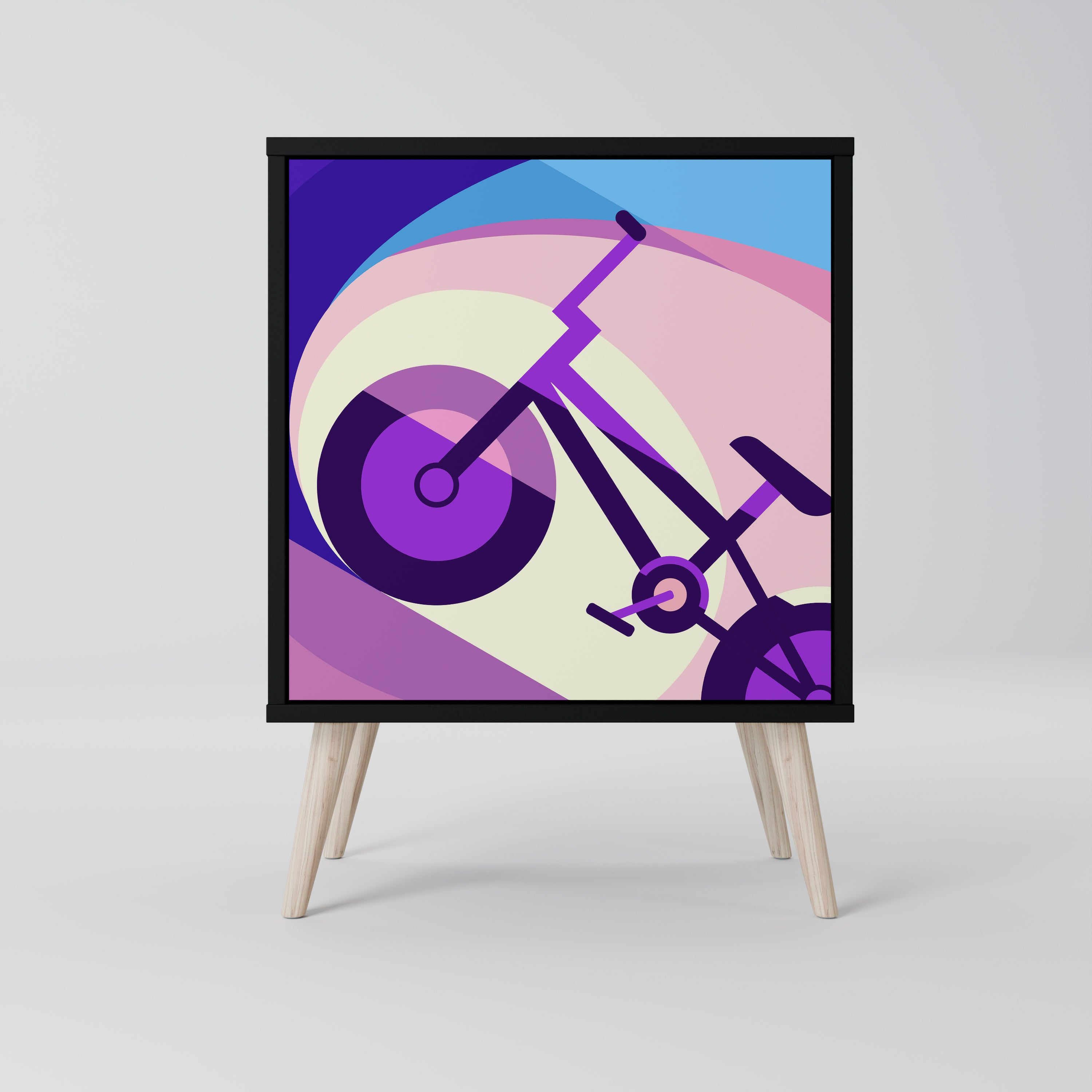 BIKE DREAMS Komoda 1-drzwiowa korpus Czarny