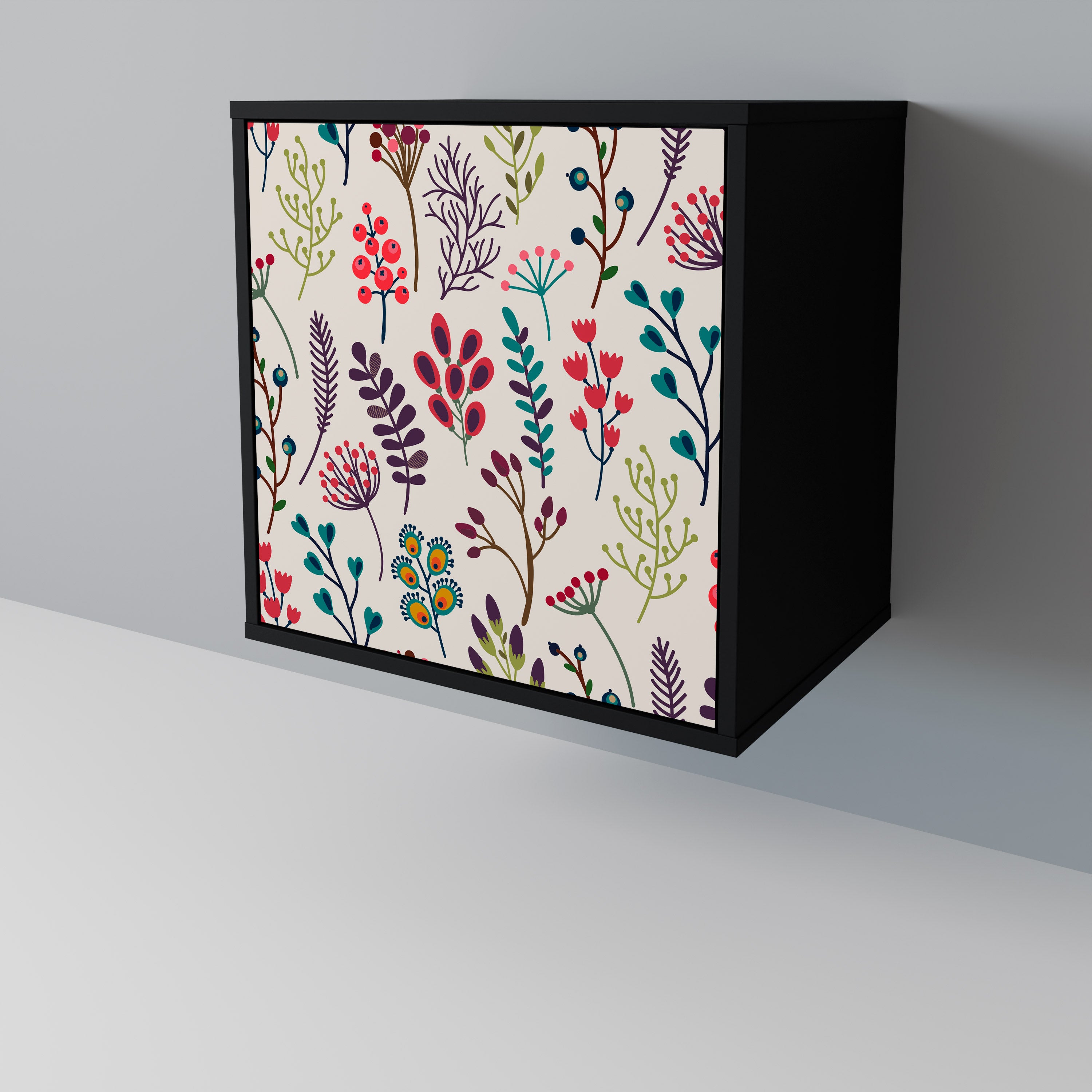 AUTUMN SUNDRIES Komoda 1-drzwiowa korpus Czarny