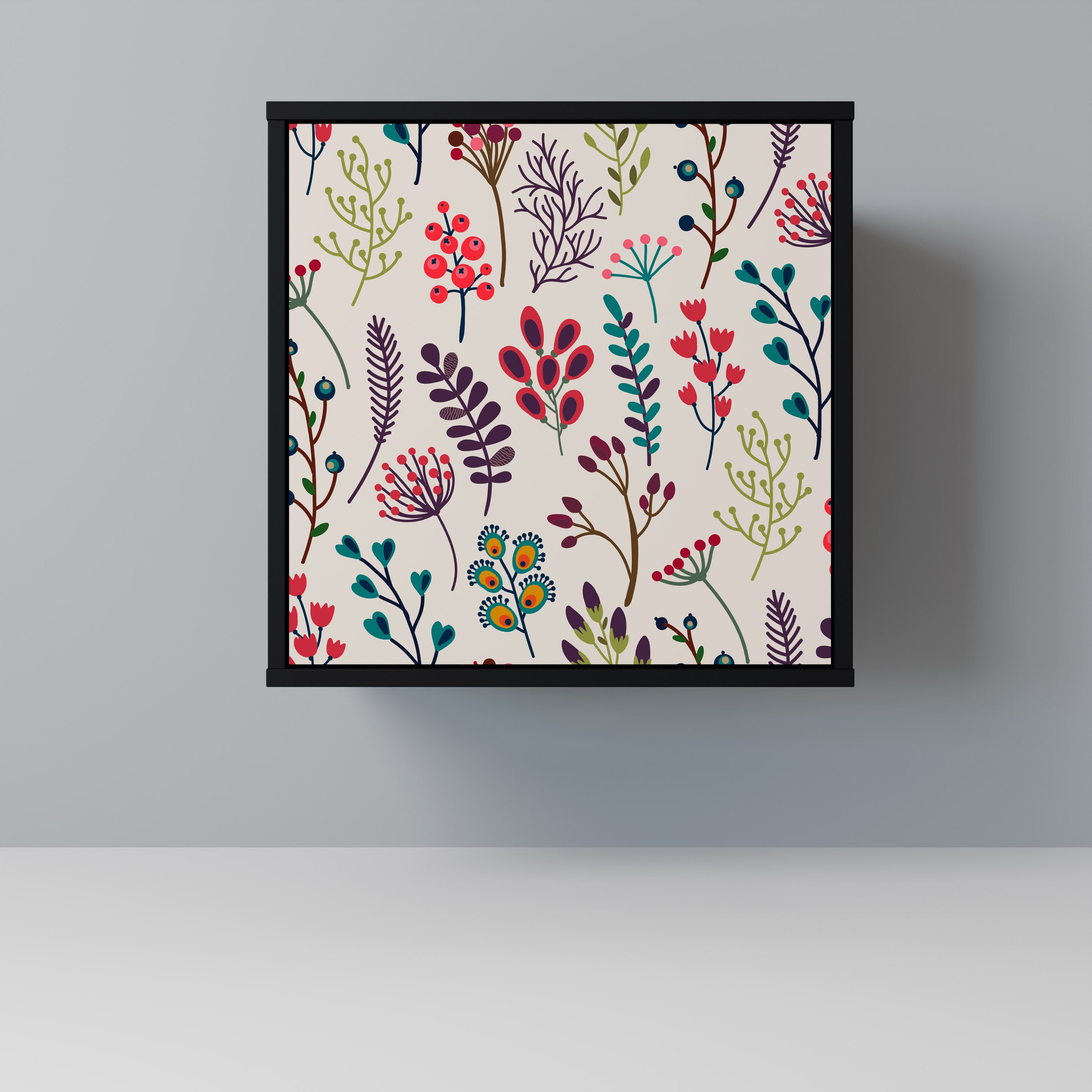 AUTUMN SUNDRIES Komoda 1-drzwiowa korpus Czarny