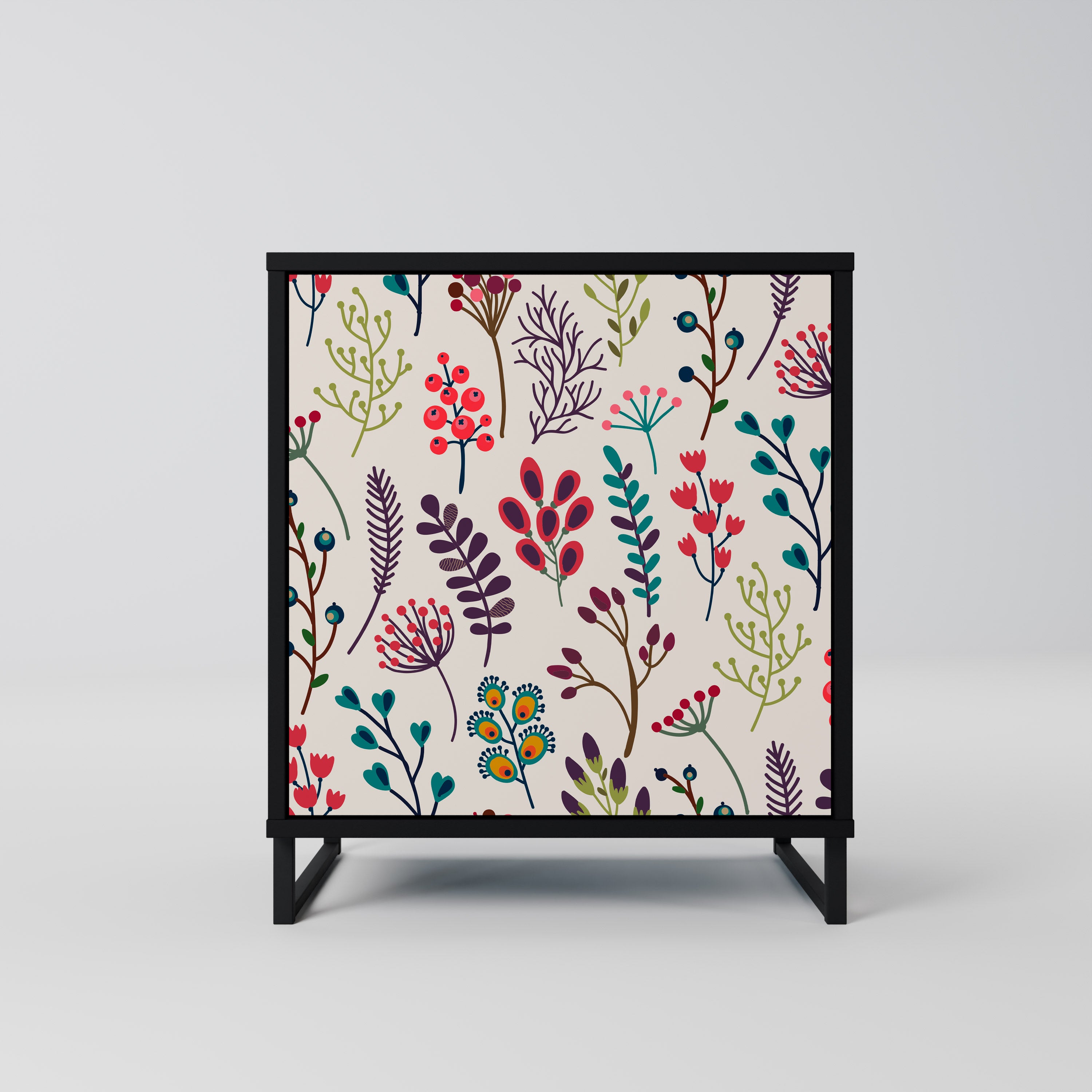 AUTUMN SUNDRIES Komoda 1-drzwiowa korpus Czarny