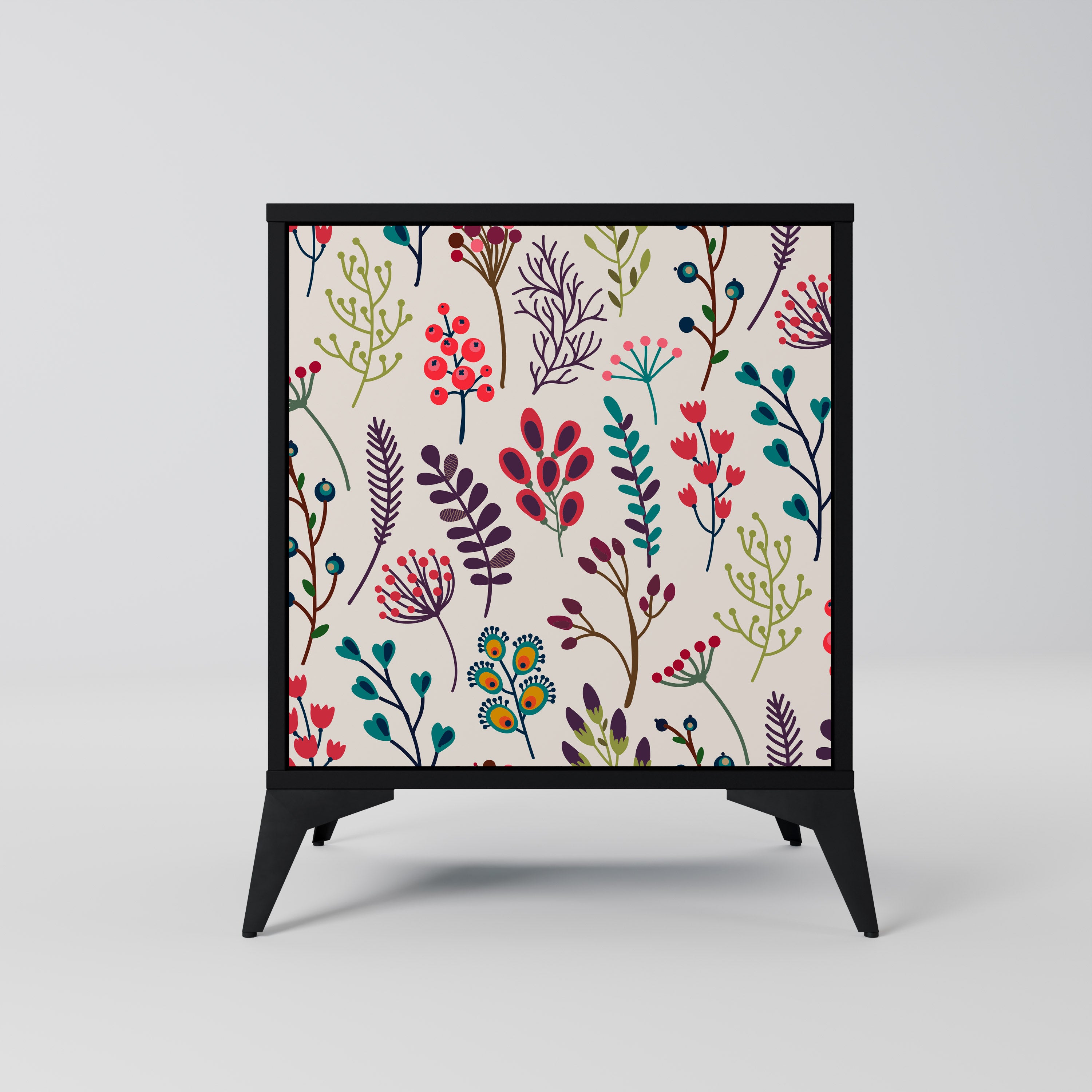 AUTUMN SUNDRIES Komoda 1-drzwiowa korpus Czarny