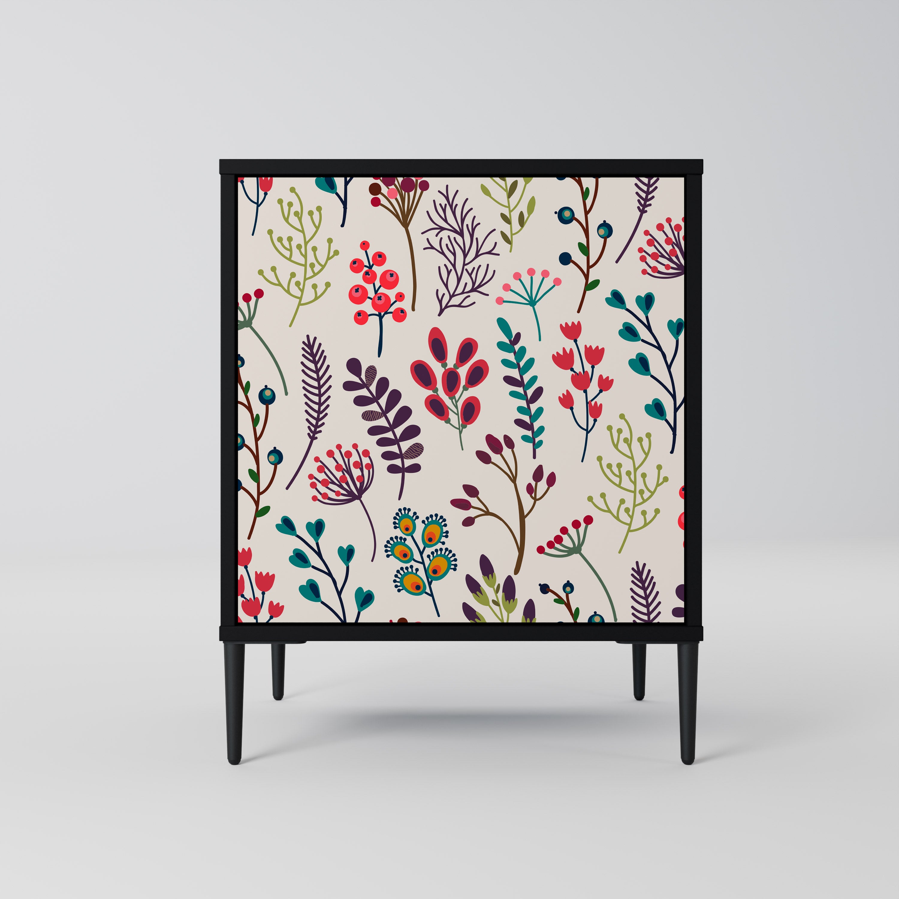 AUTUMN SUNDRIES Komoda 1-drzwiowa korpus Czarny