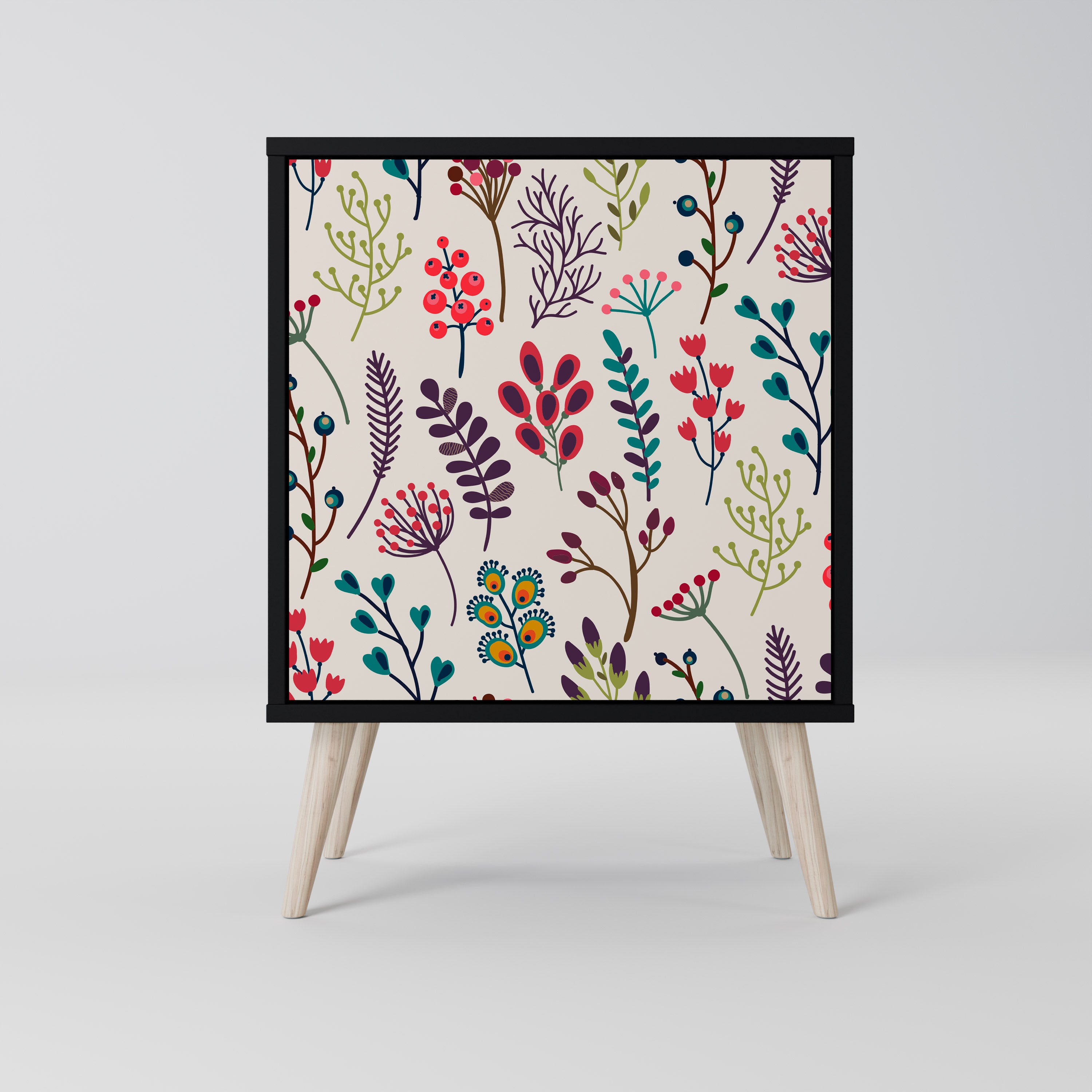 AUTUMN SUNDRIES Komoda 1-drzwiowa korpus Czarny