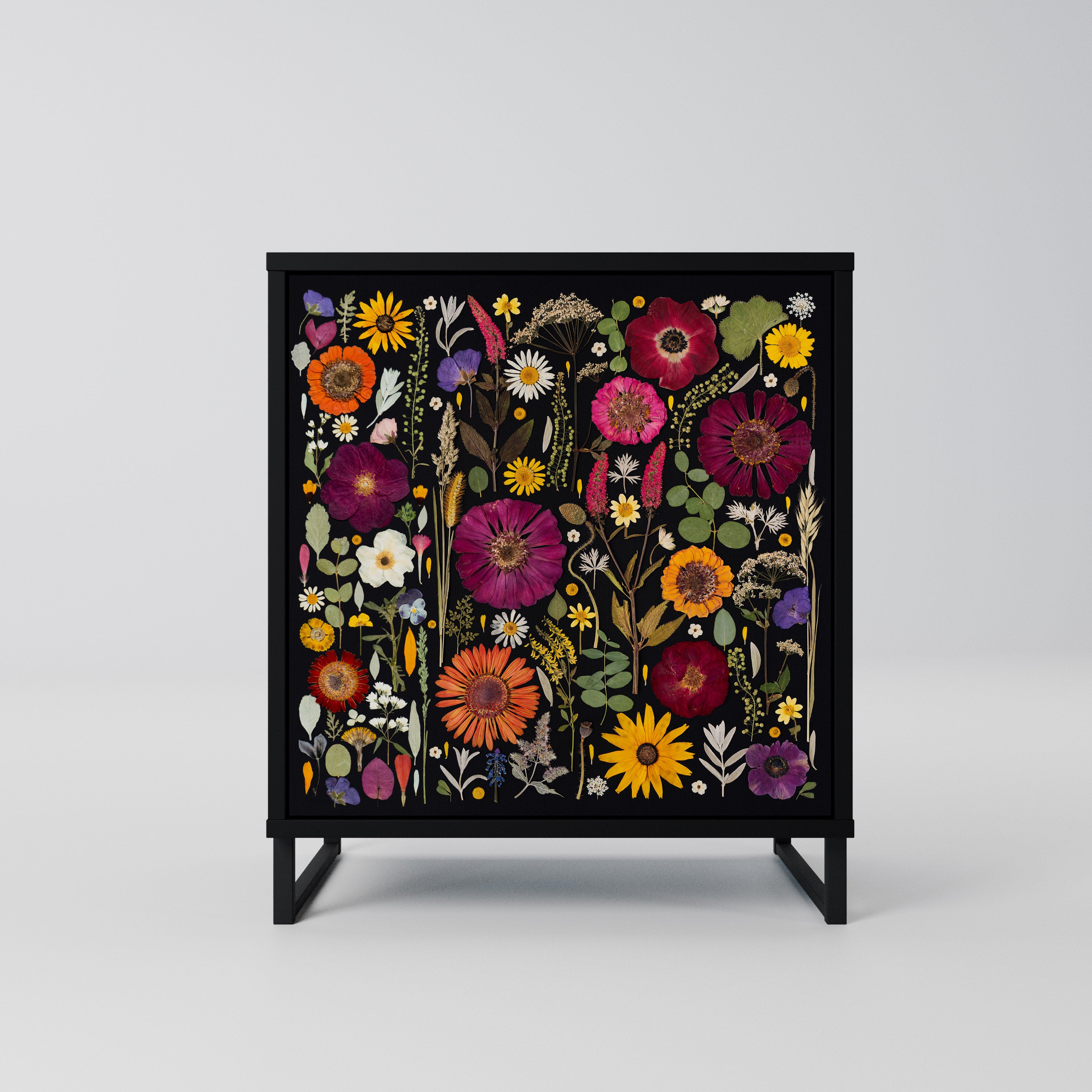 MIDNIGHT GARDEN Komoda 1-drzwiowa korpus Czarny