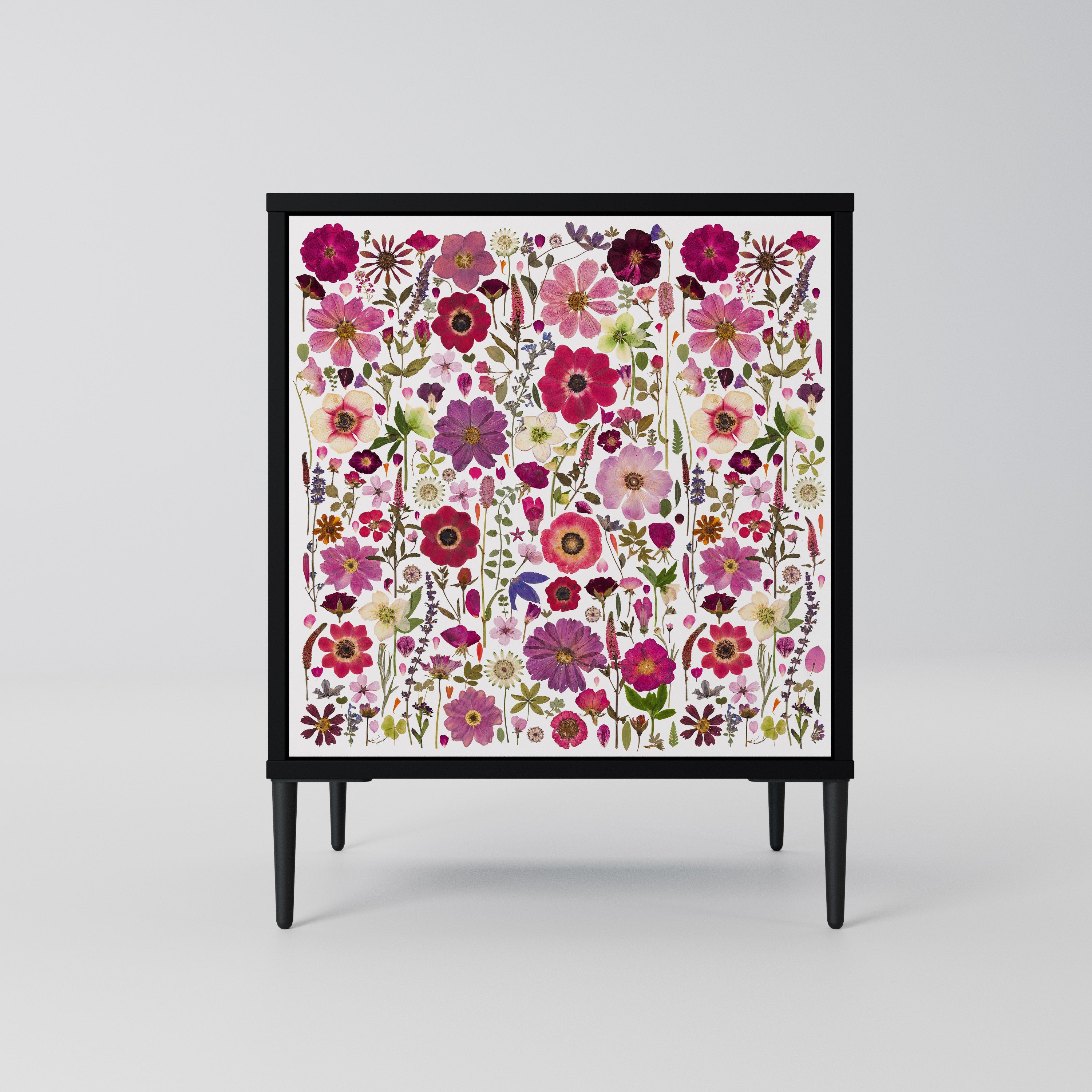 PETAL GARDEN Komoda 1-drzwiowa korpus Czarny