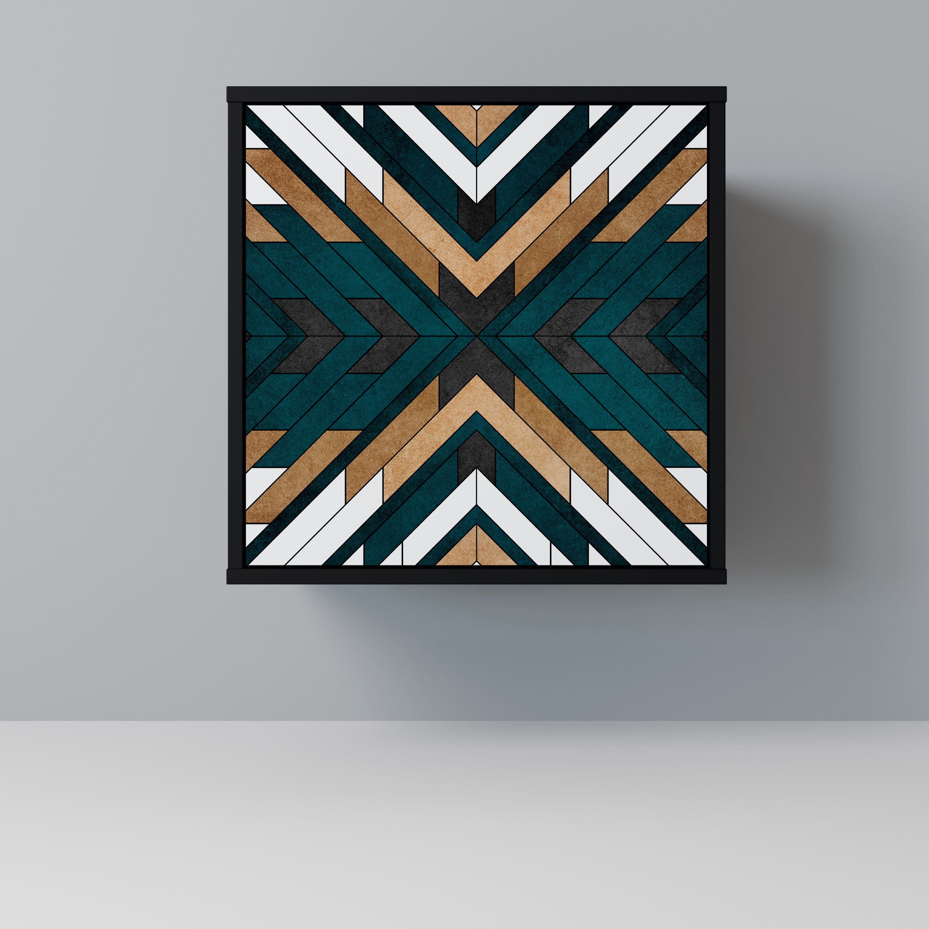 ARTISTIC GEOMETRY Komoda 1-drzwiowa korpus Czarny