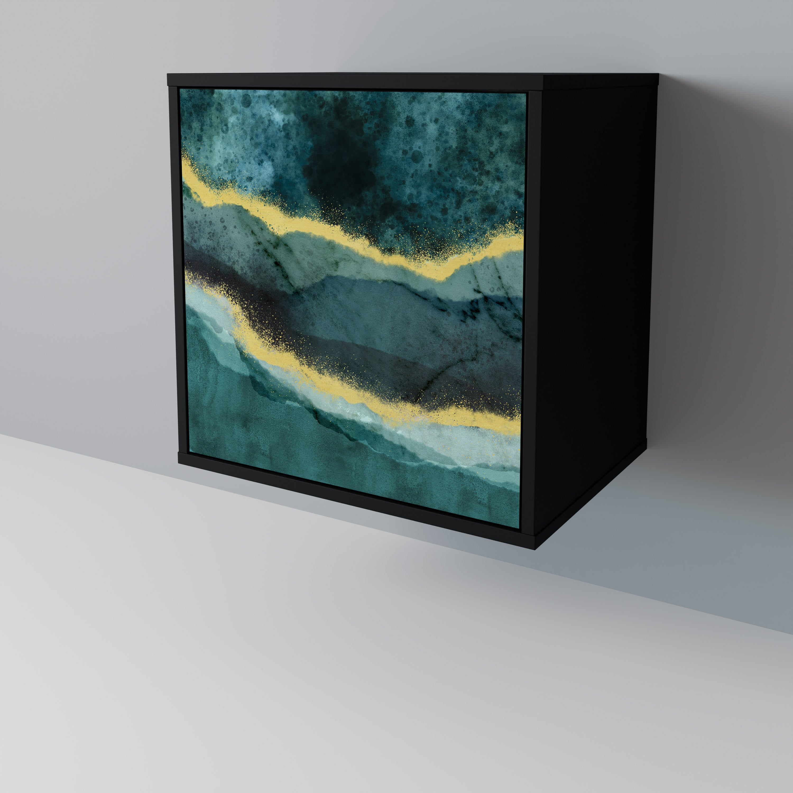 GOLDRUSH ODYSSEY Komoda 1-drzwiowa korpus Czarny