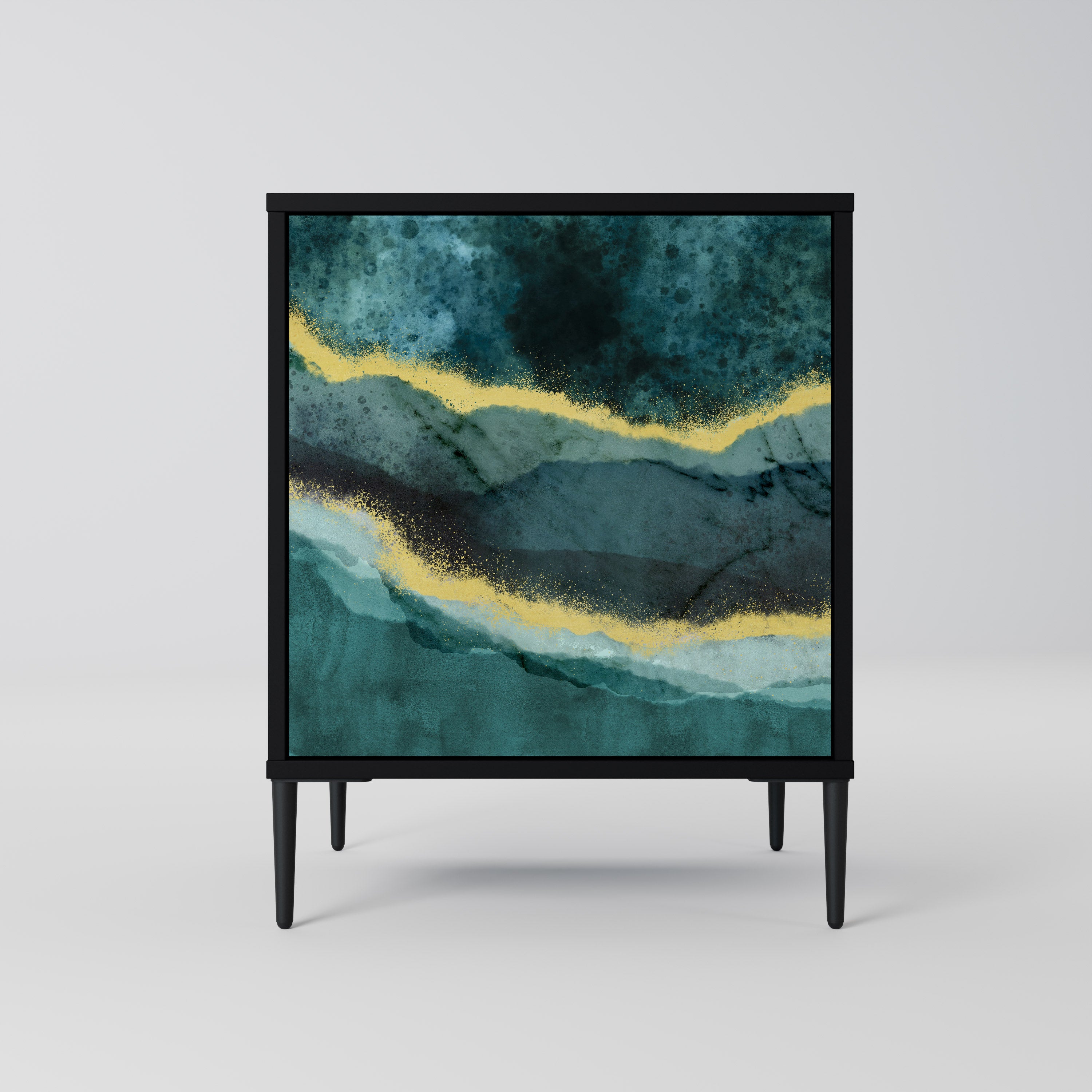 GOLDRUSH ODYSSEY Komoda 1-drzwiowa korpus Czarny