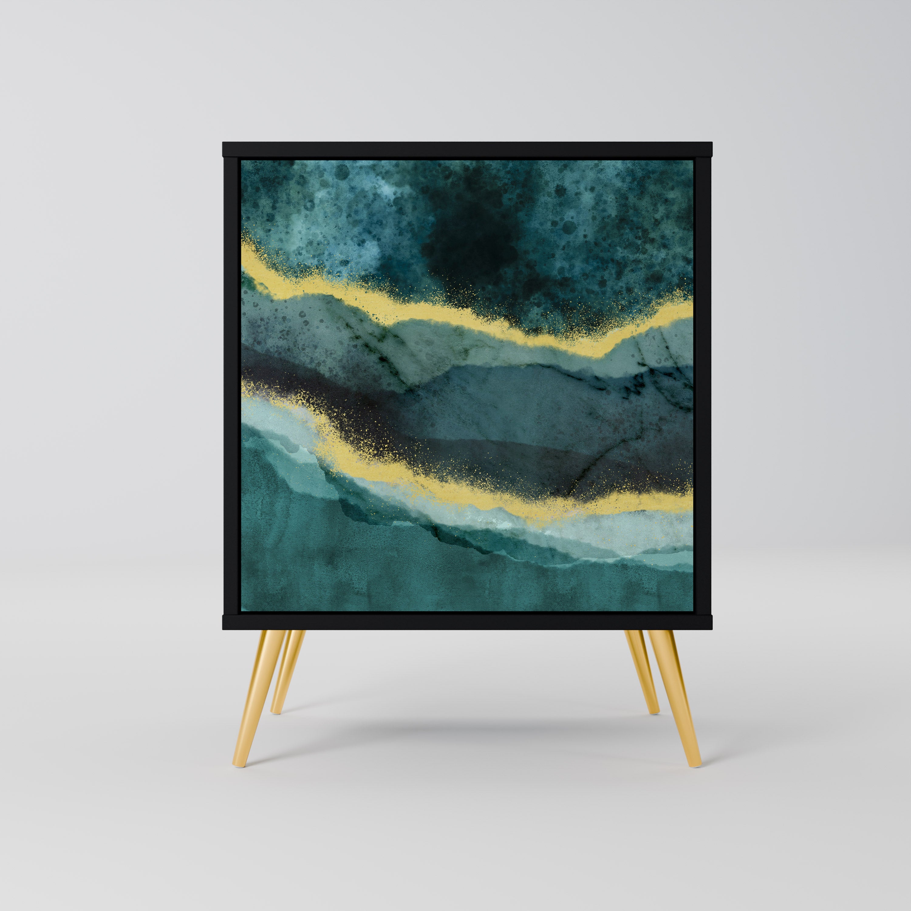 GOLDRUSH ODYSSEY Komoda 1-drzwiowa korpus Czarny