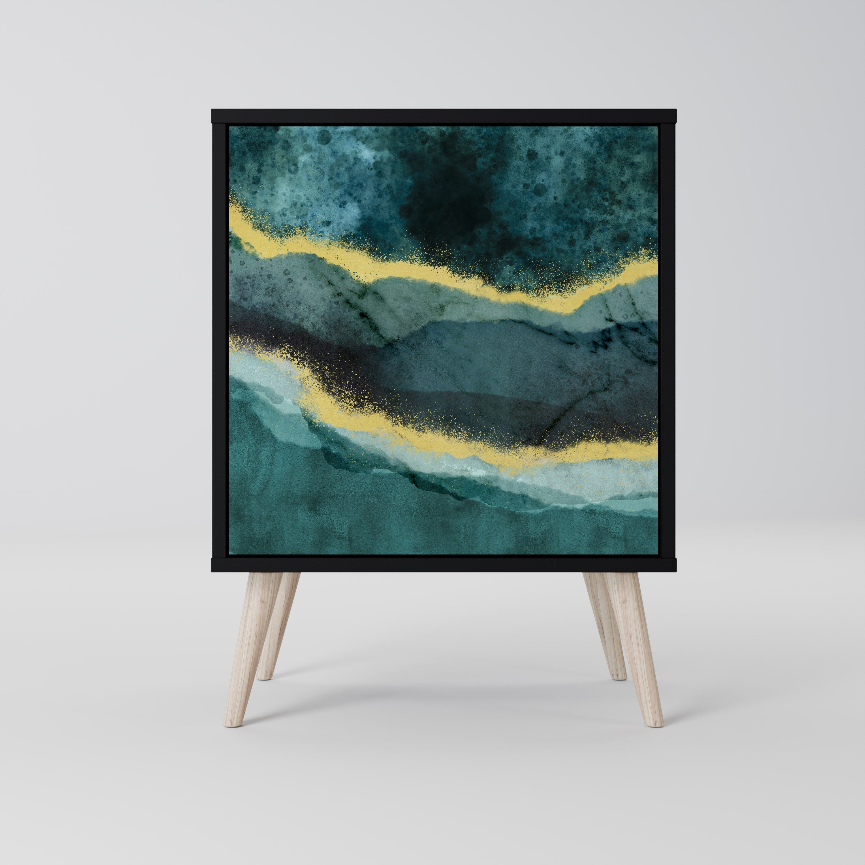 GOLDRUSH ODYSSEY Komoda 1-drzwiowa korpus Czarny