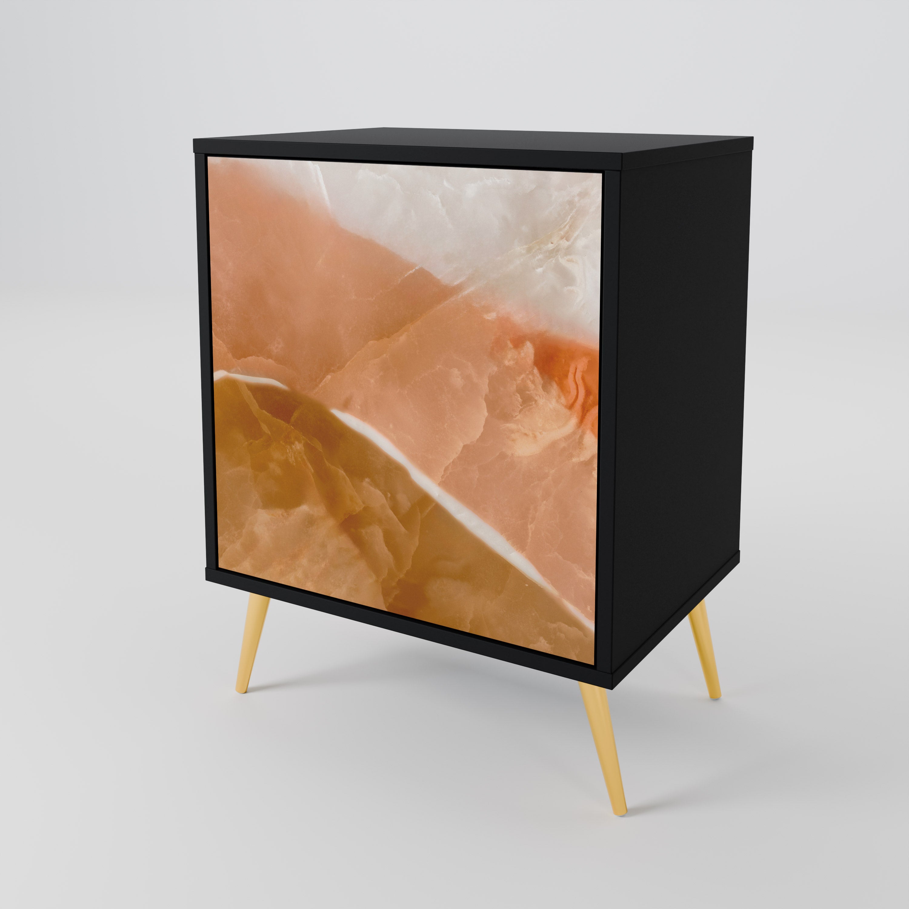 SANDHILLS SPLENDOUR Komoda 1-drzwiowa korpus Czarny