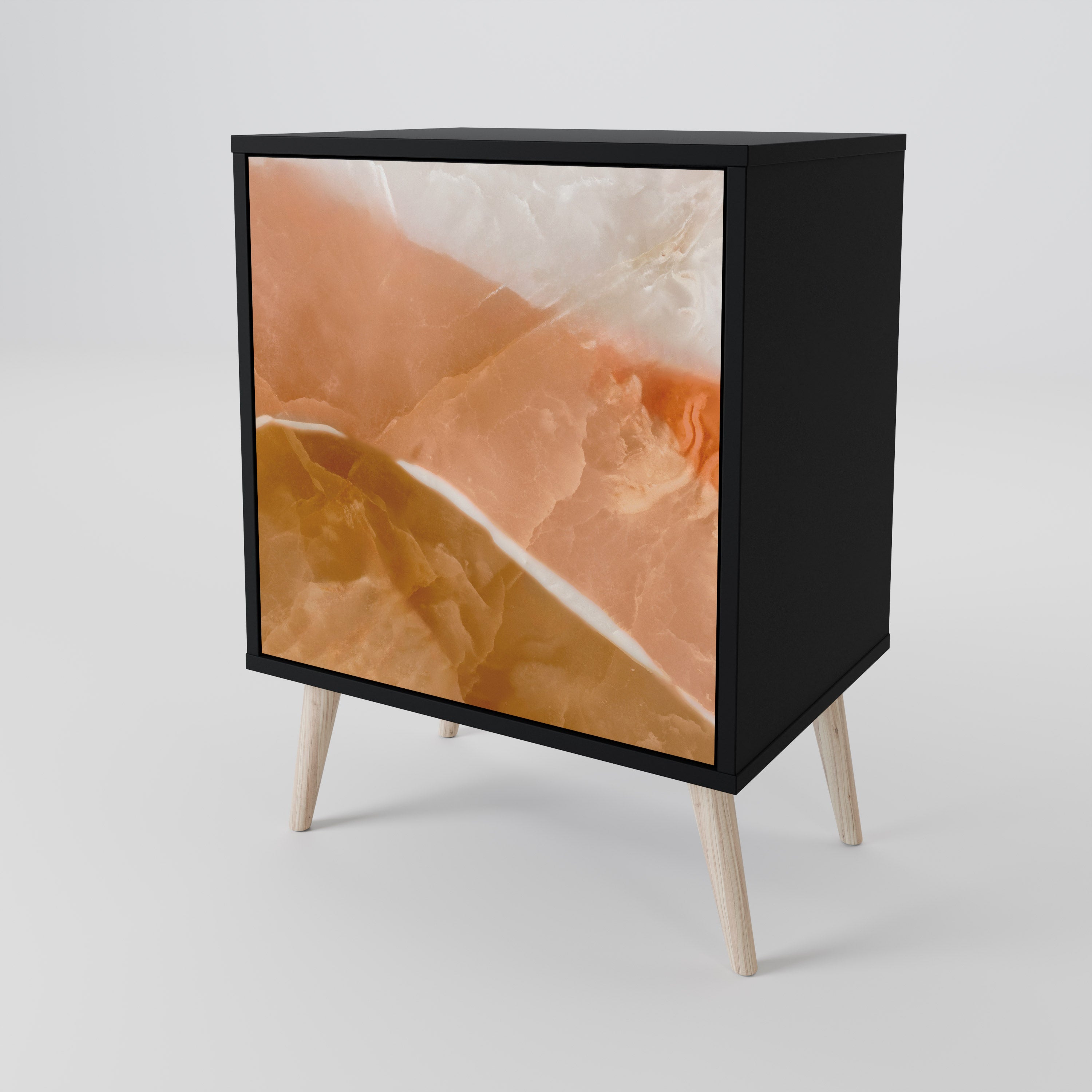 SANDHILLS SPLENDOUR Komoda 1-drzwiowa korpus Czarny