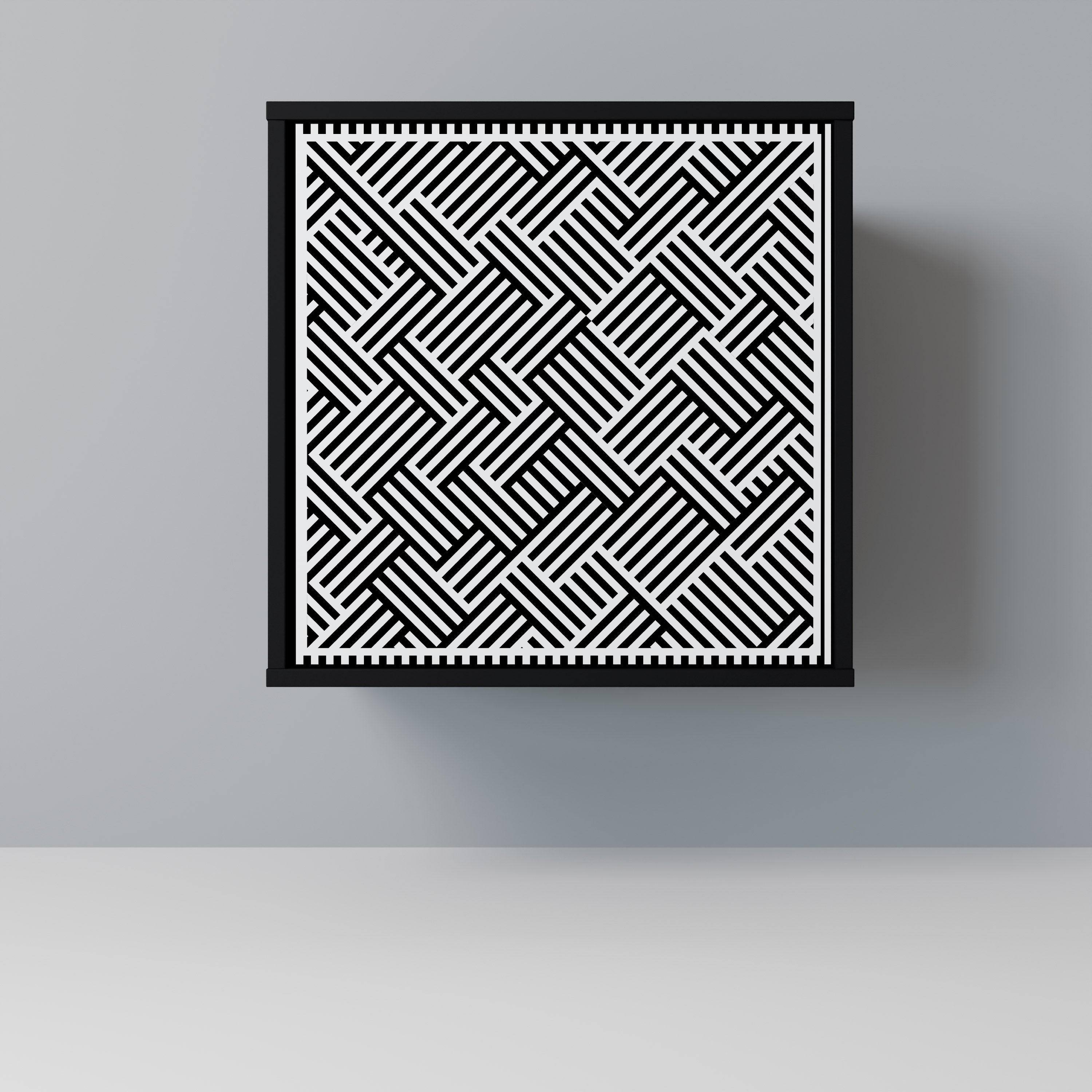 TEMPORARY SEQUENCE Komoda 1-drzwiowa korpus Czarny