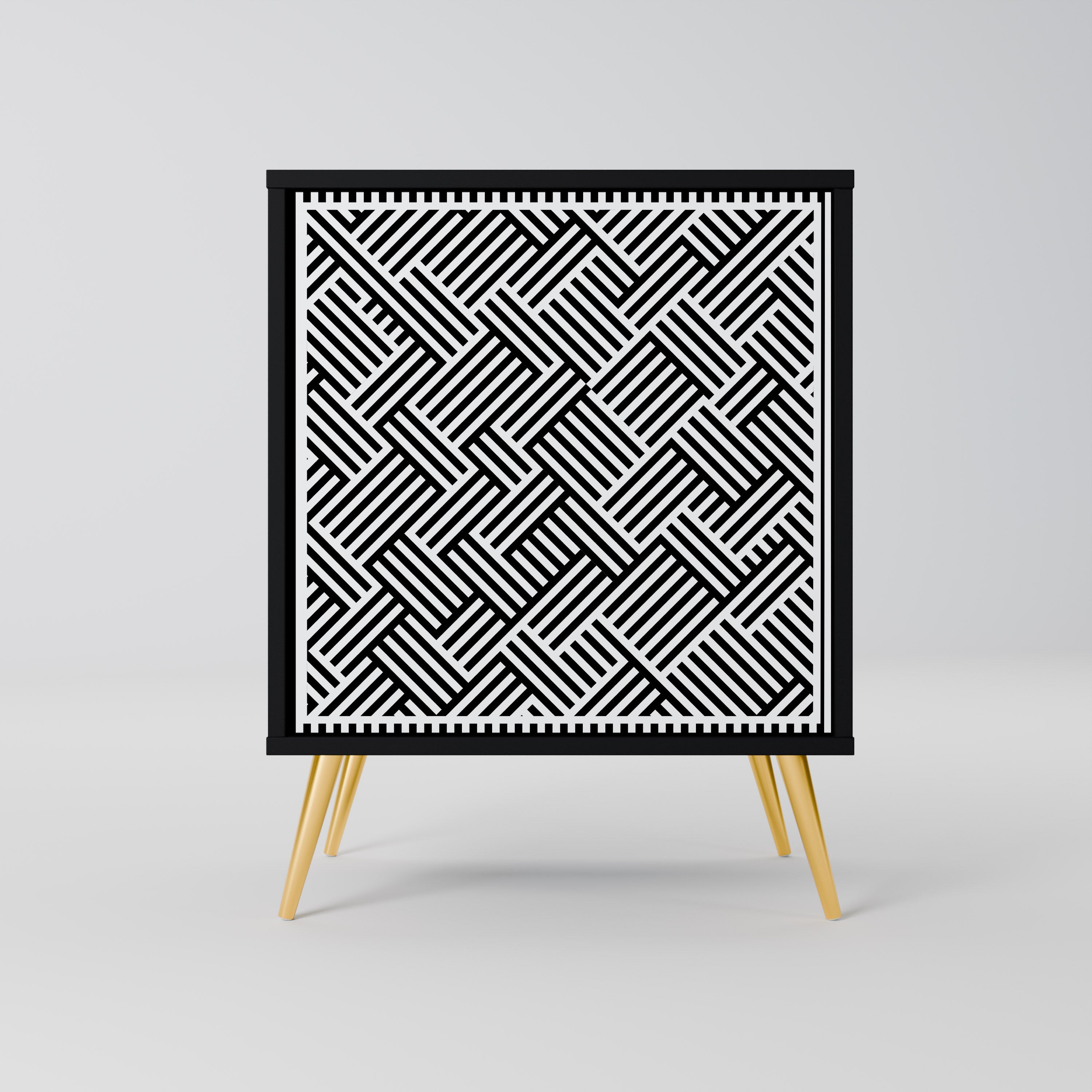 TEMPORARY SEQUENCE Komoda 1-drzwiowa korpus Czarny