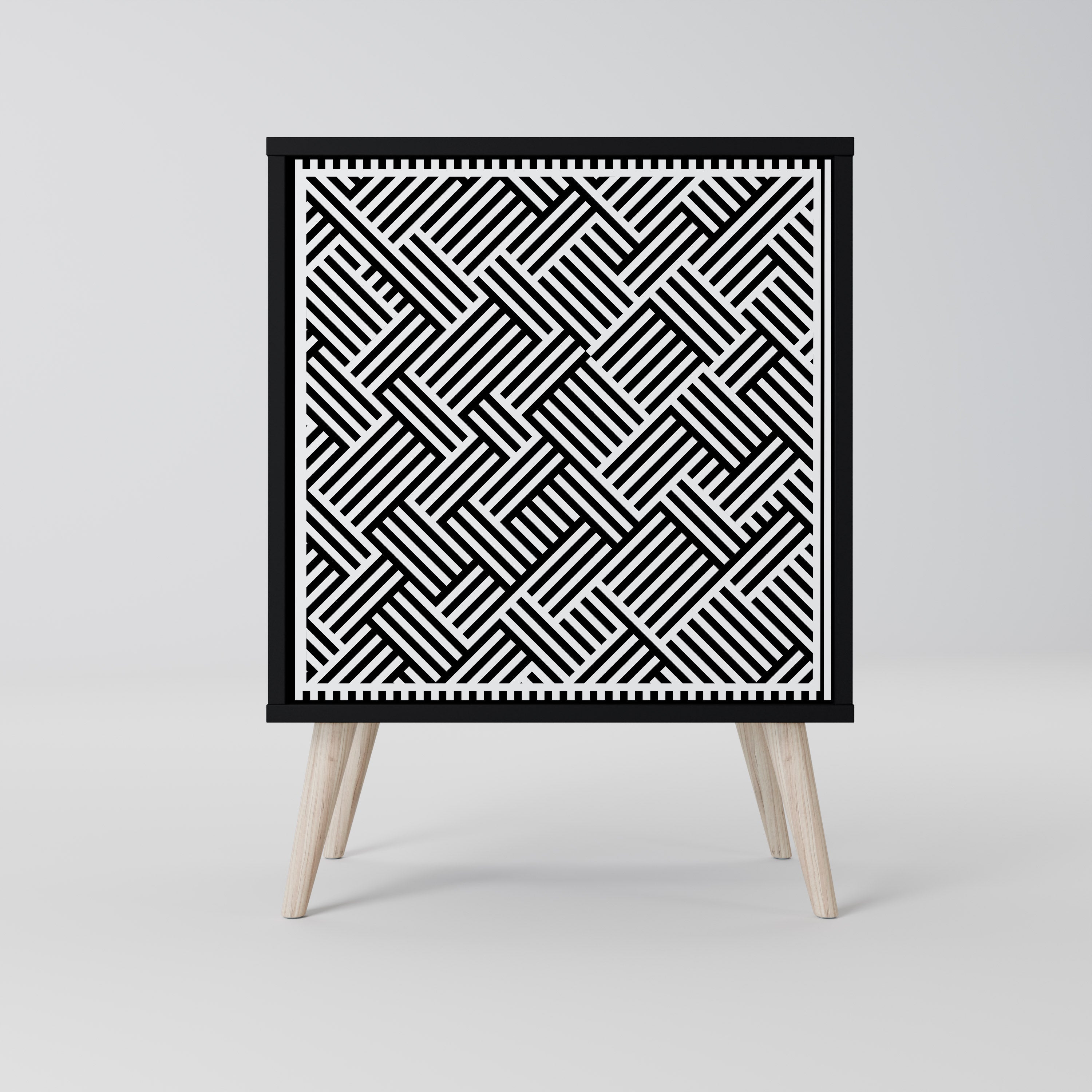 TEMPORARY SEQUENCE Komoda 1-drzwiowa korpus Czarny