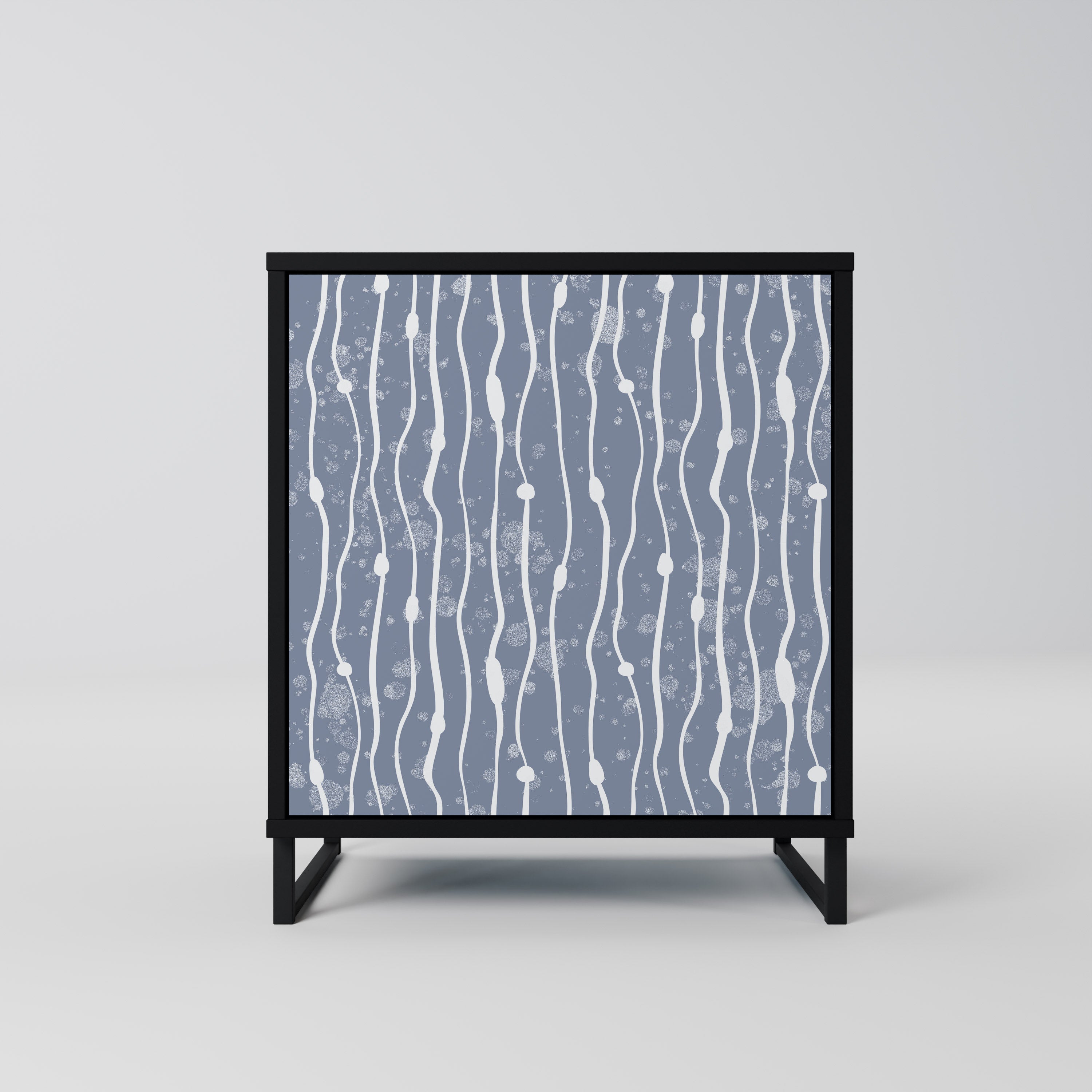 GRAPHITE RAIN Komoda 1-drzwiowa korpus Czarny