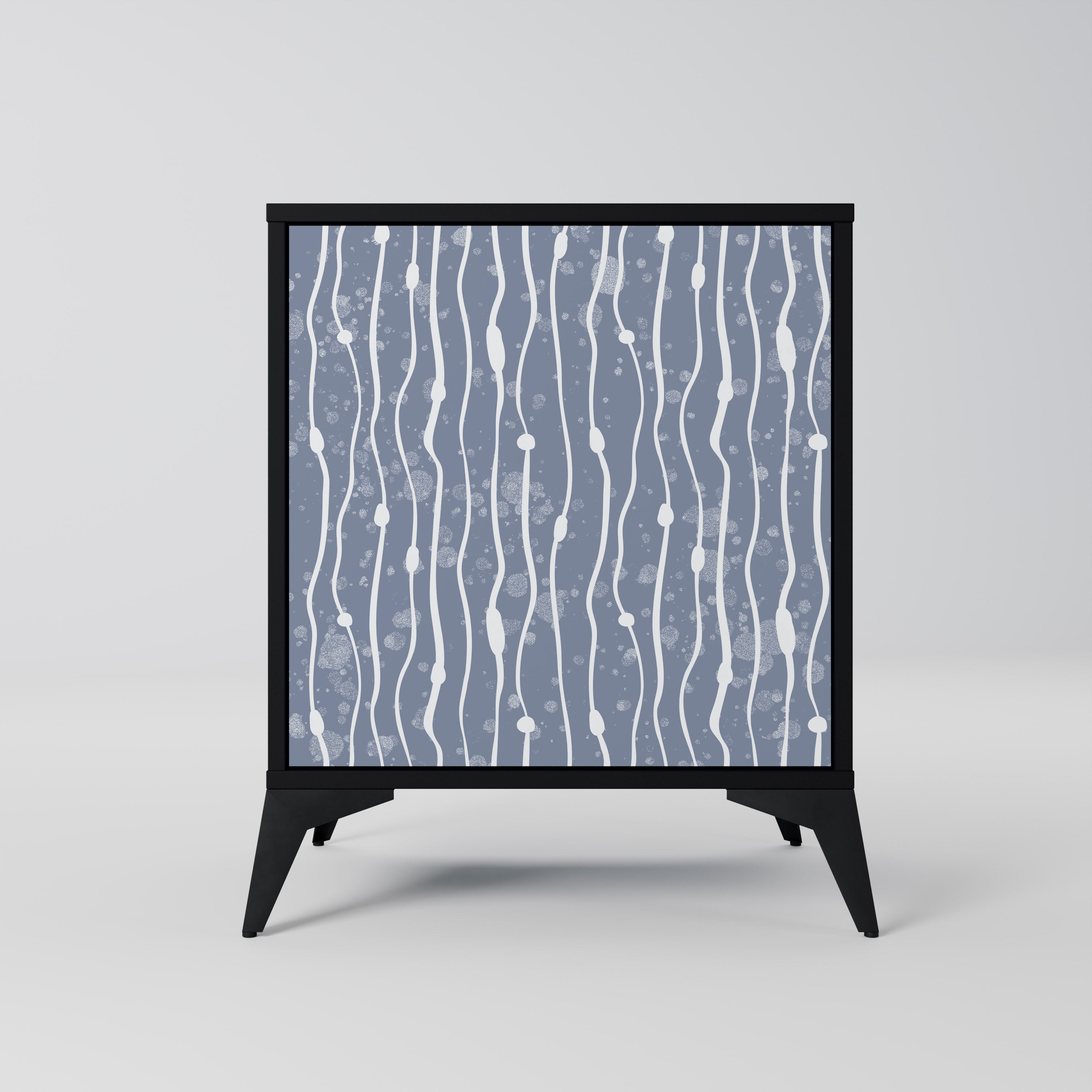 GRAPHITE RAIN Komoda 1-drzwiowa korpus Czarny