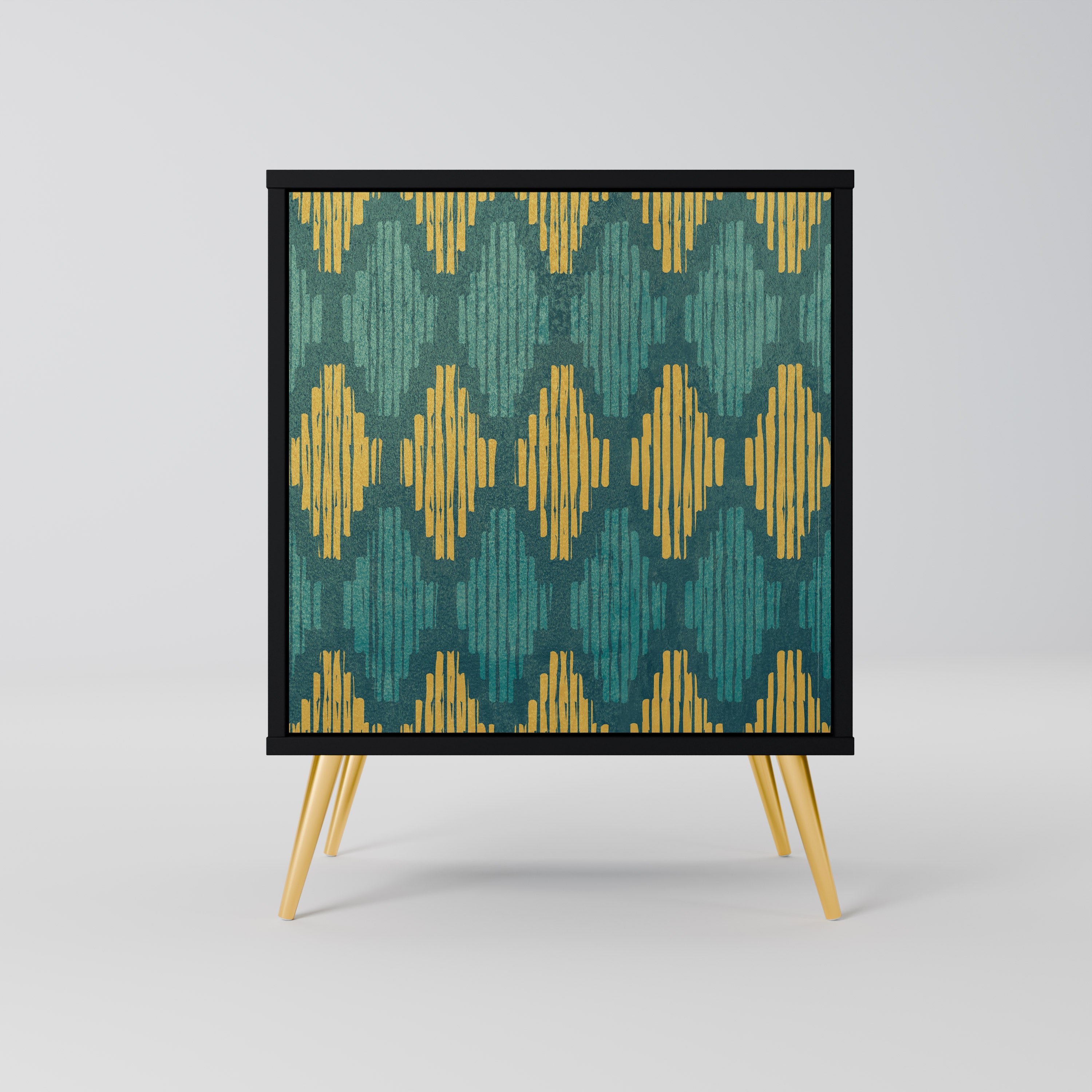 POLYGONS Komoda 1-drzwiowa korpus Czarny