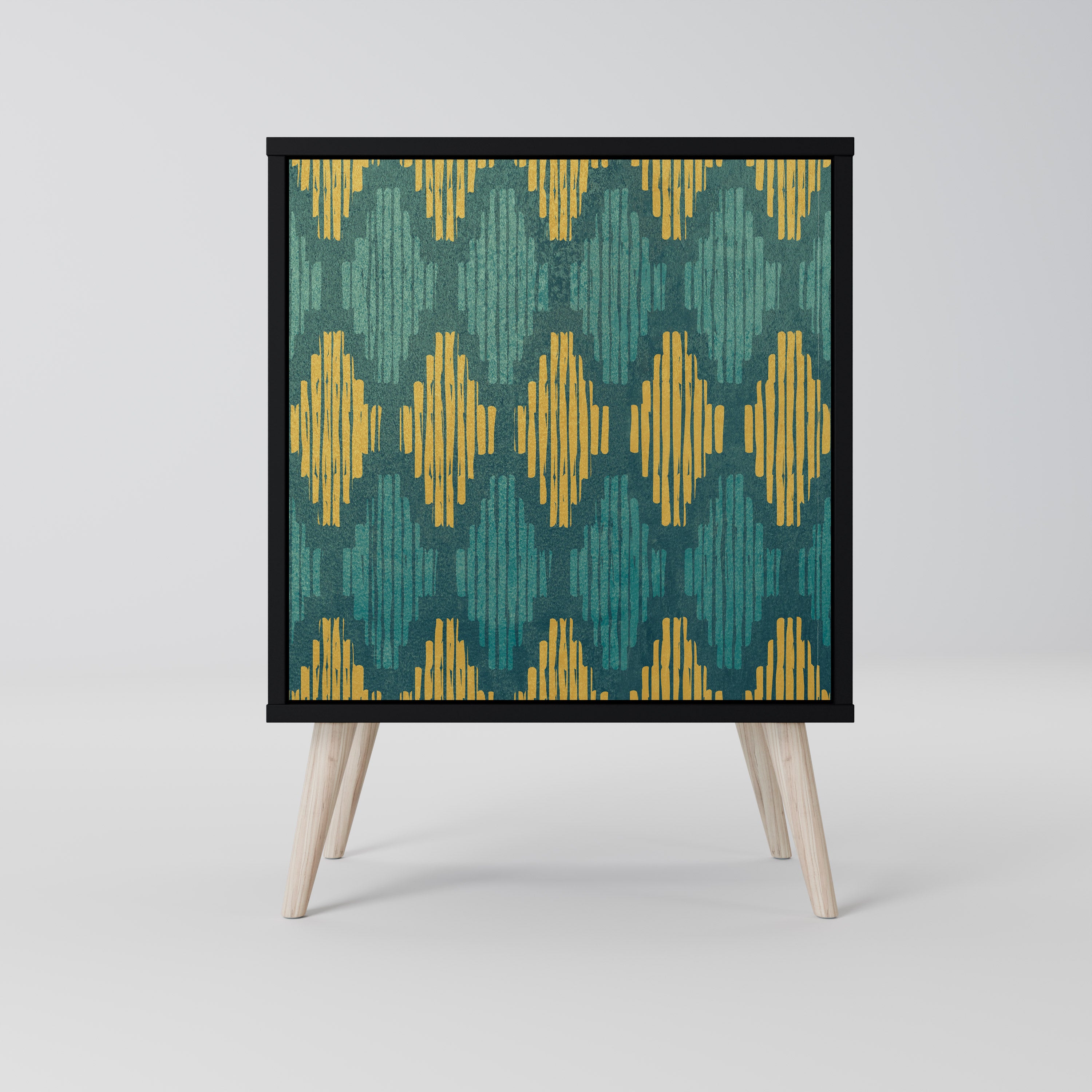 POLYGONS Komoda 1-drzwiowa korpus Czarny